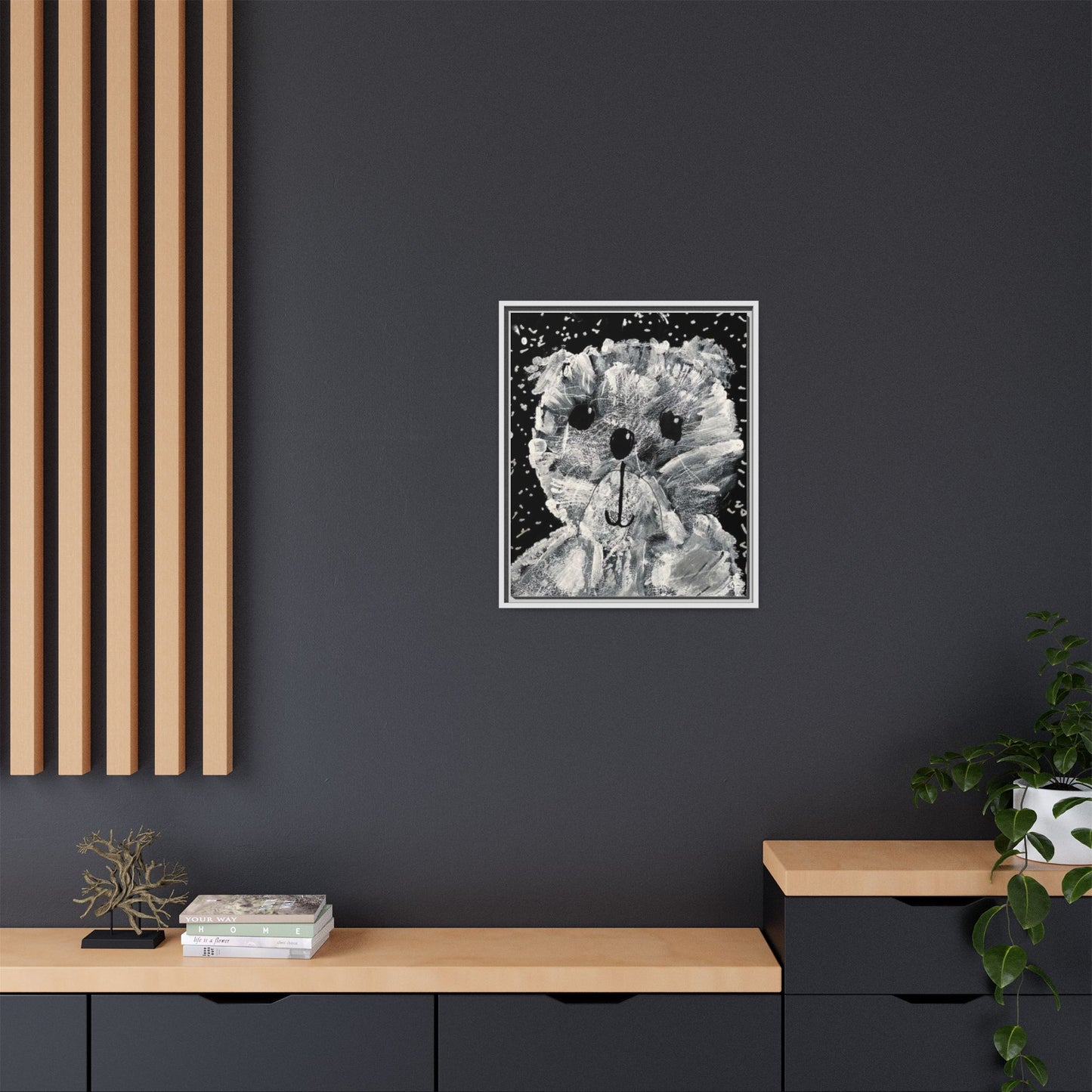 Theodore Roosevelt, Teddy Bear Matte Canvas, Framed Art by Jackson Smith