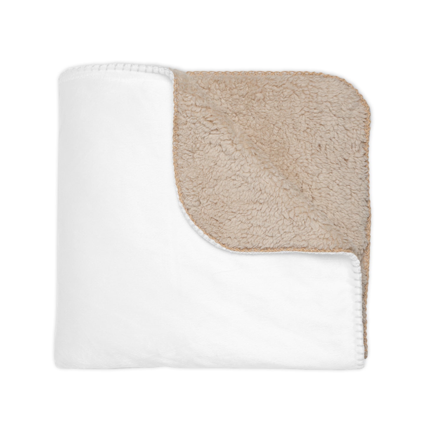 Custom CJs Mom Tan Sherpa Blanket