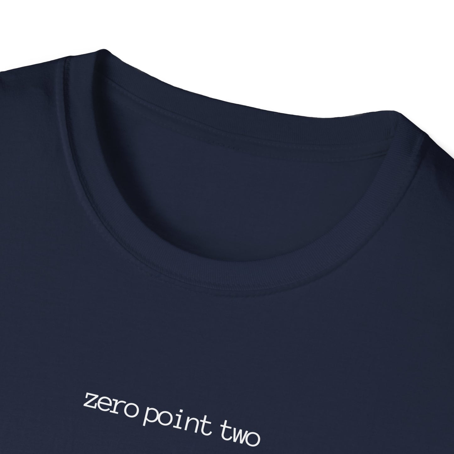 Zero Point Two T Shirt Soft Style 0.2 Jewish Identity Tee Shirt Adult Unisex Style