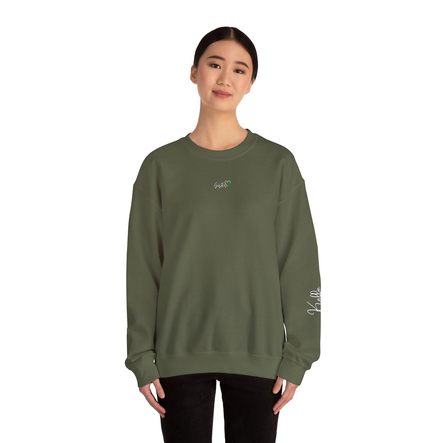 Custom Irish Sisters Sweatshirt Celebrate Sisterhood with a Touch of Irish Charm