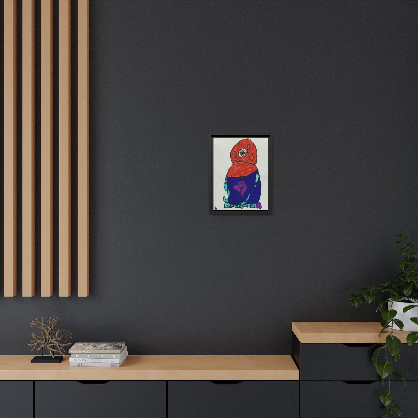 Matryoshka Doll, Babushka Dolls, Russian Nesting Dolls Matte Canvas, Framed (Multi-color)