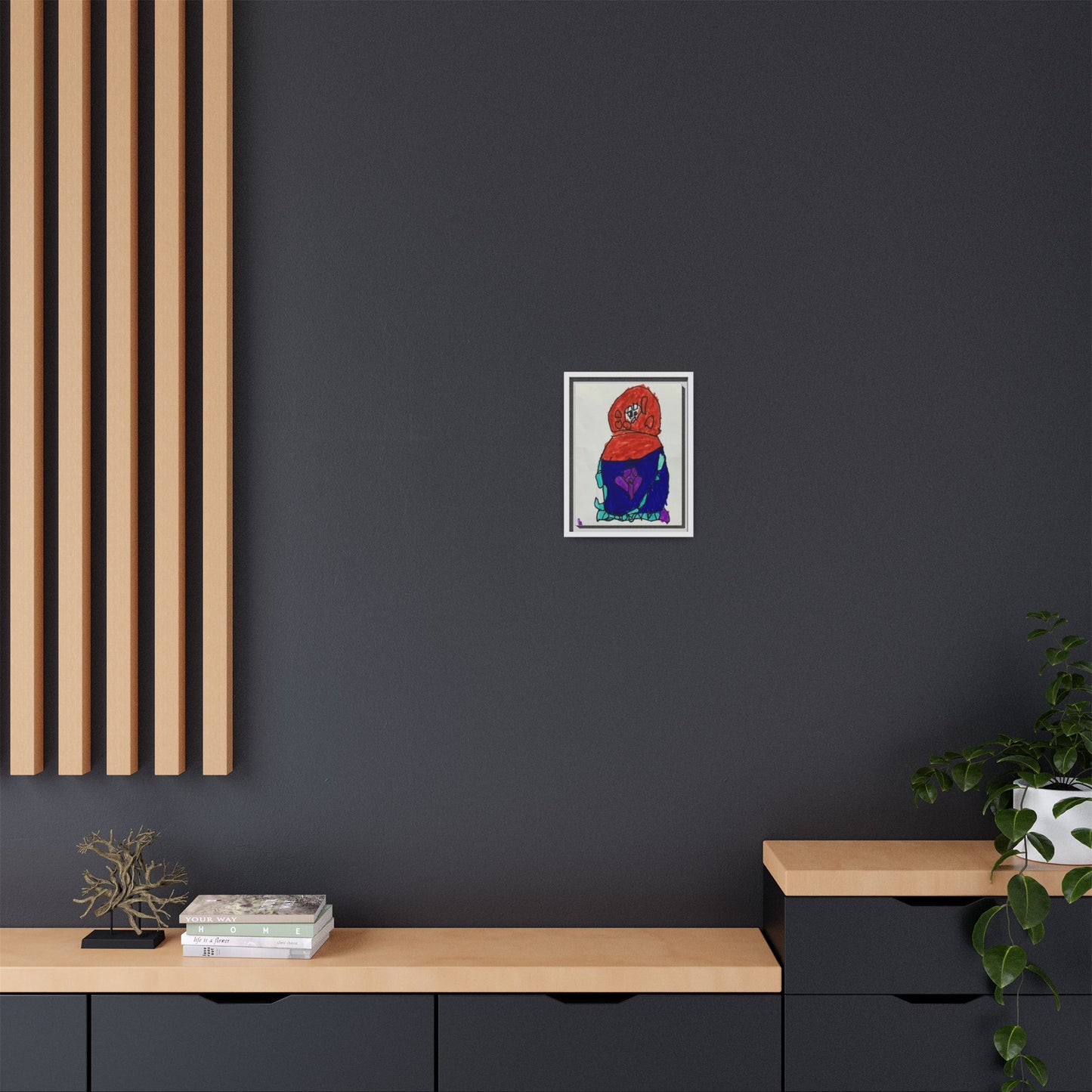 Matryoshka Doll, Babushka Dolls, Russian Nesting Dolls Matte Canvas, Framed (Multi-color)