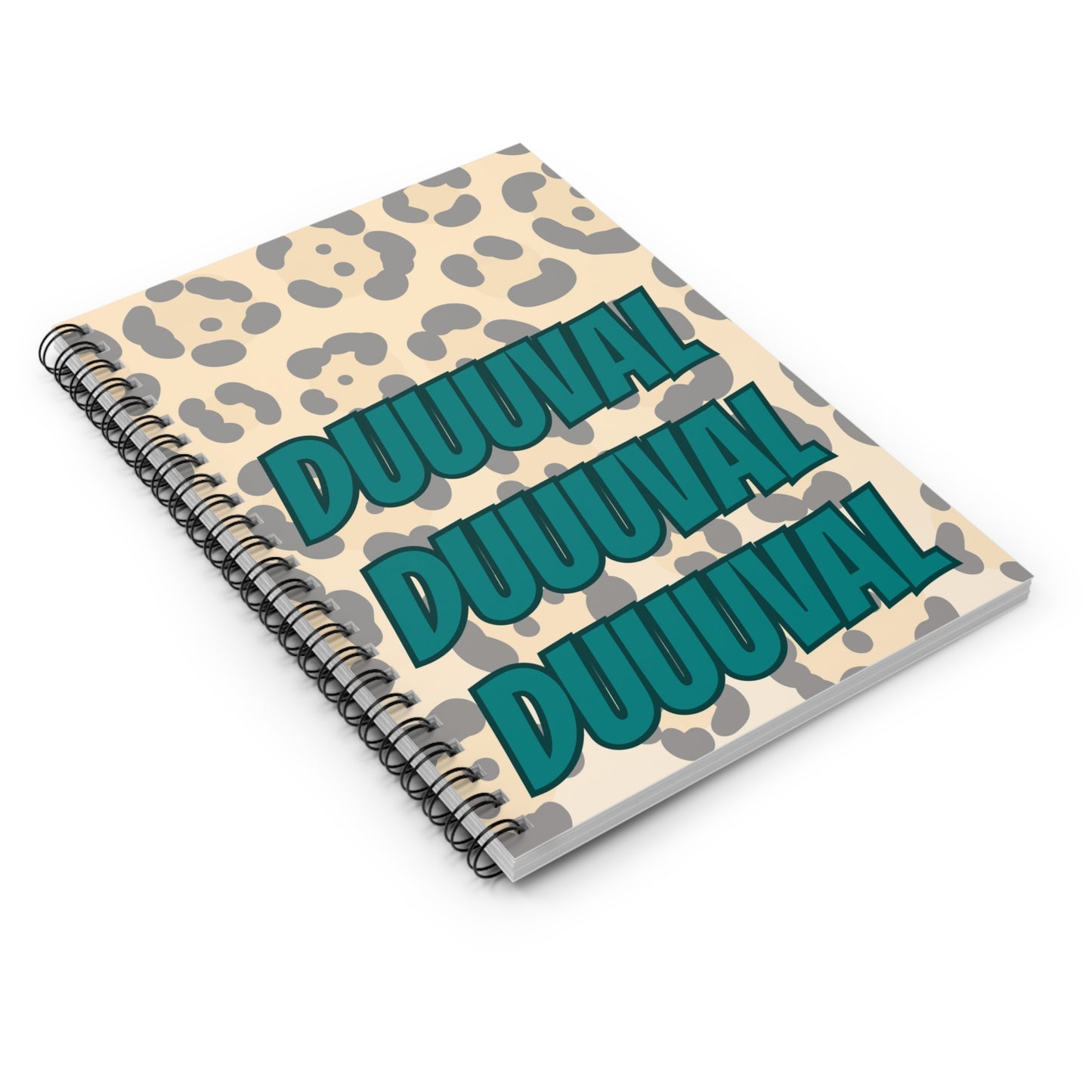 Duuuval Jags Spiral Notebook - Ruled Line