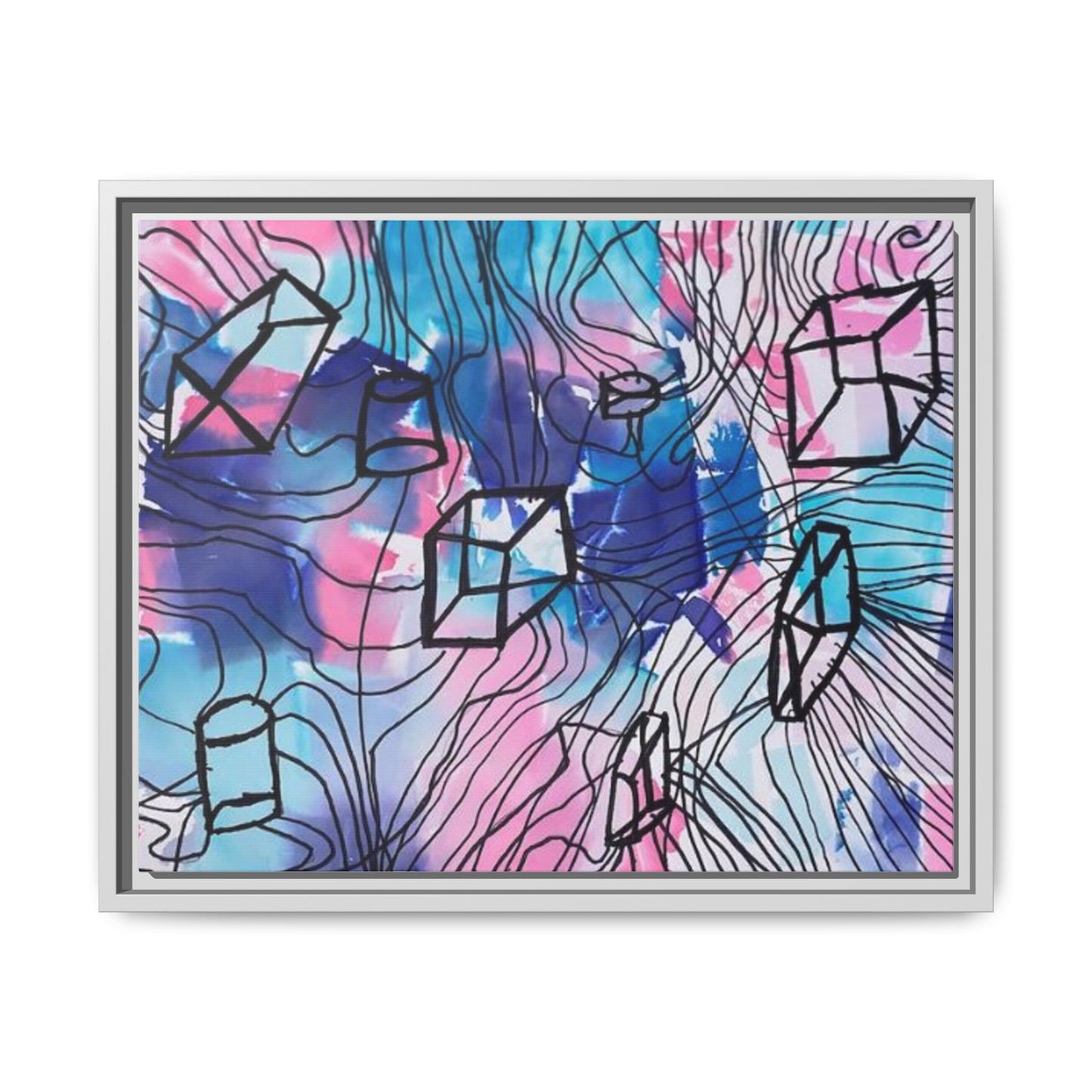 Elements of Art: Form Framed Canvas by Jackson G. Smith