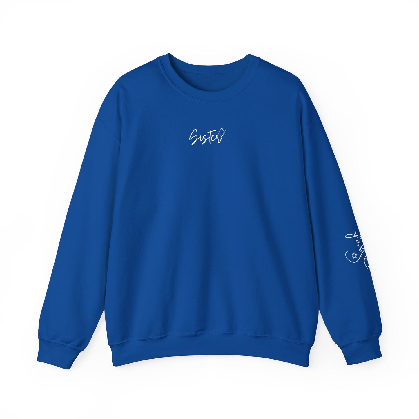 Jewish Sisters Custom Design Sweatshirt Jewish Sister Gift