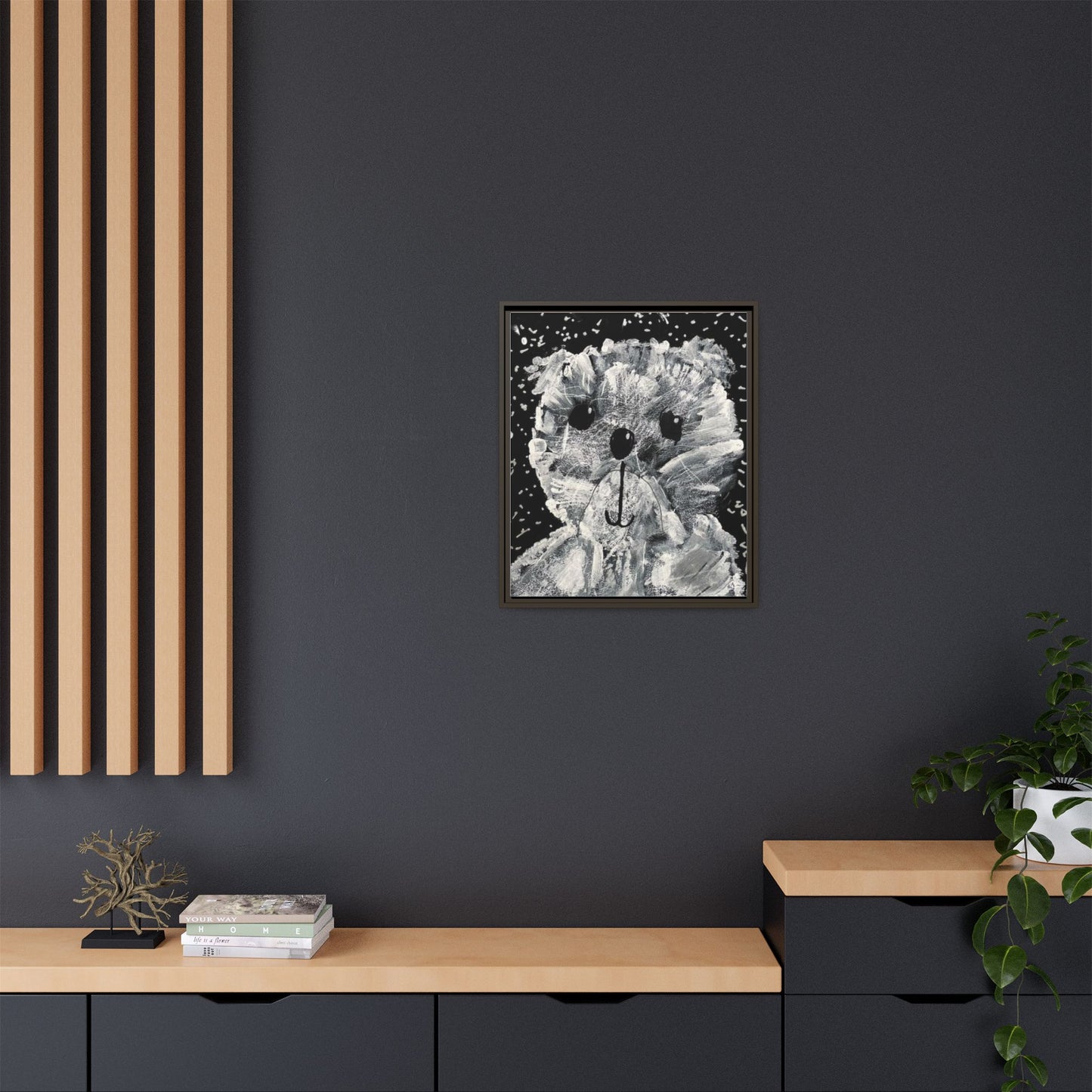 Theodore Roosevelt, Teddy Bear Matte Canvas, Framed Art by Jackson Smith