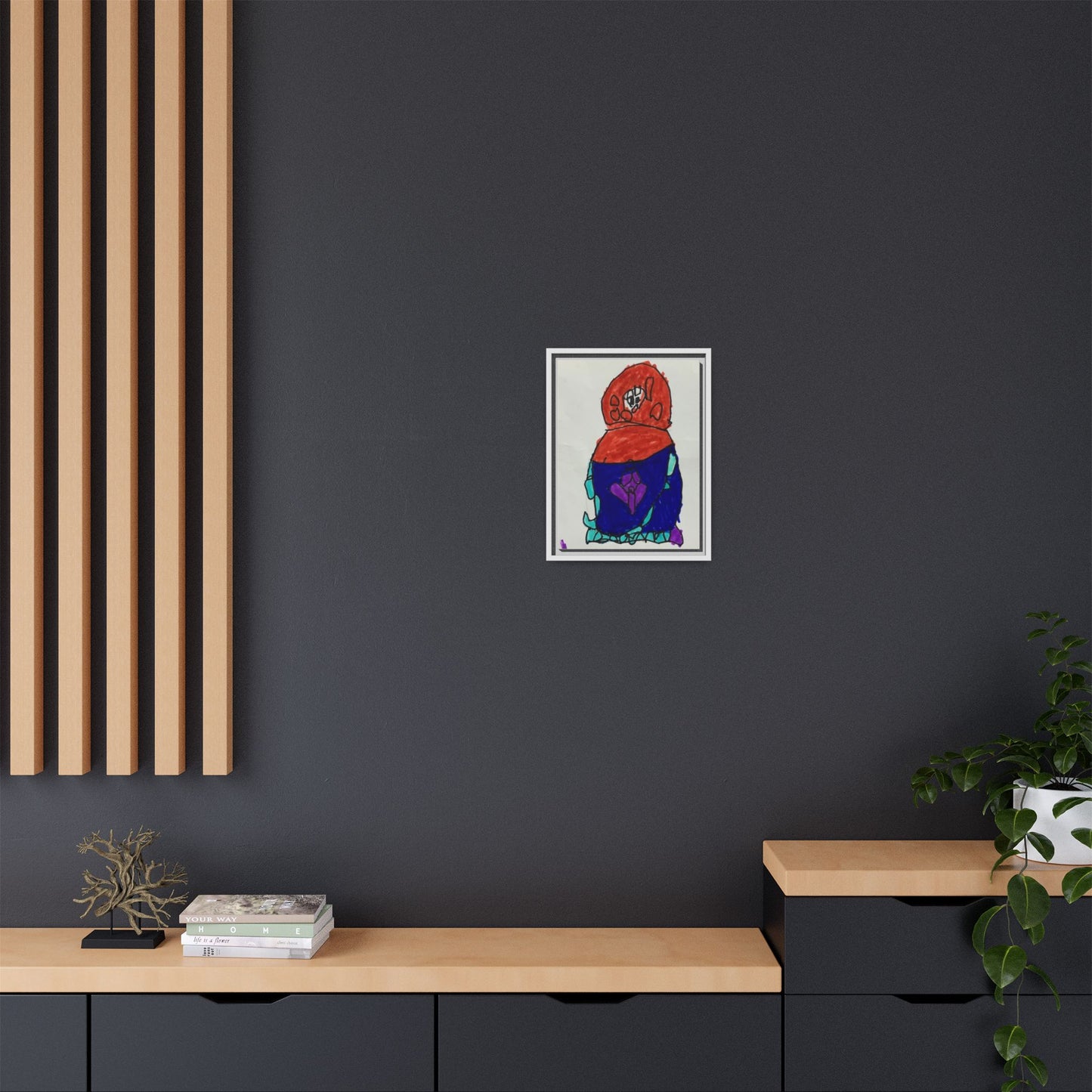 Matryoshka Doll, Babushka Dolls, Russian Nesting Dolls Matte Canvas, Framed (Multi-color)