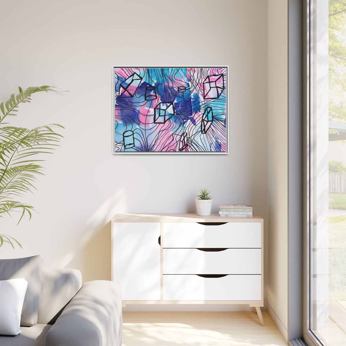 Elements of Art: Form Framed Canvas by Jackson G. Smith