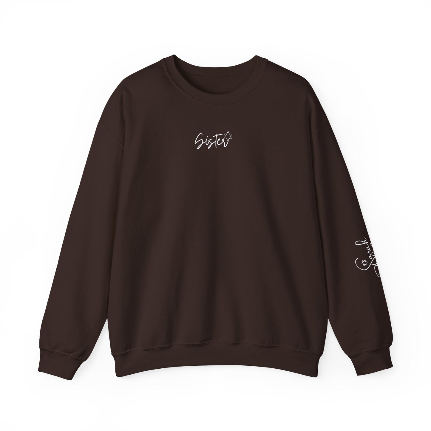 Jewish Sisters Custom Design Sweatshirt Jewish Sister Gift