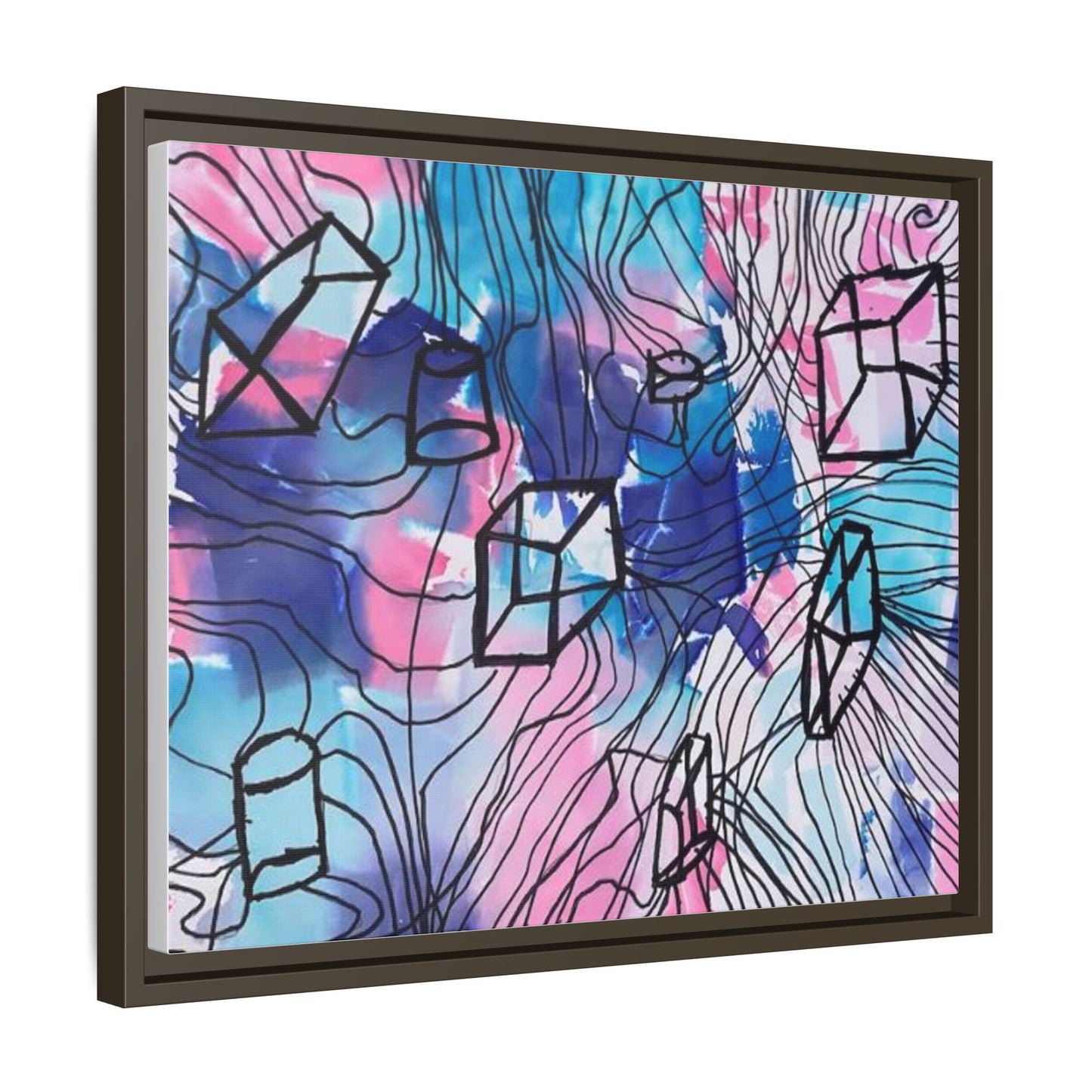 Elements of Art: Form Framed Canvas by Jackson G. Smith