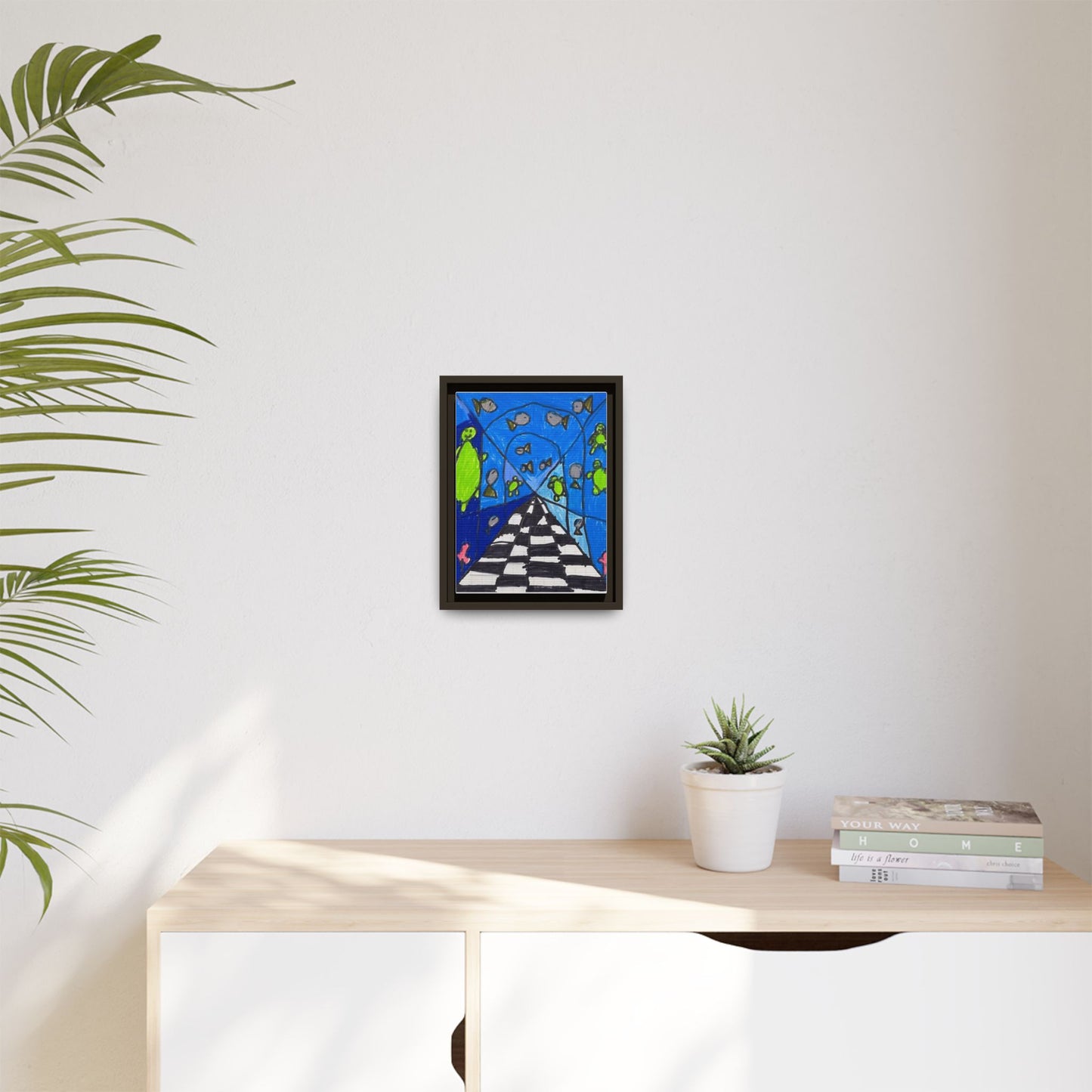 Creating Space Matte Canvas, Framed Art by Jackson Smith