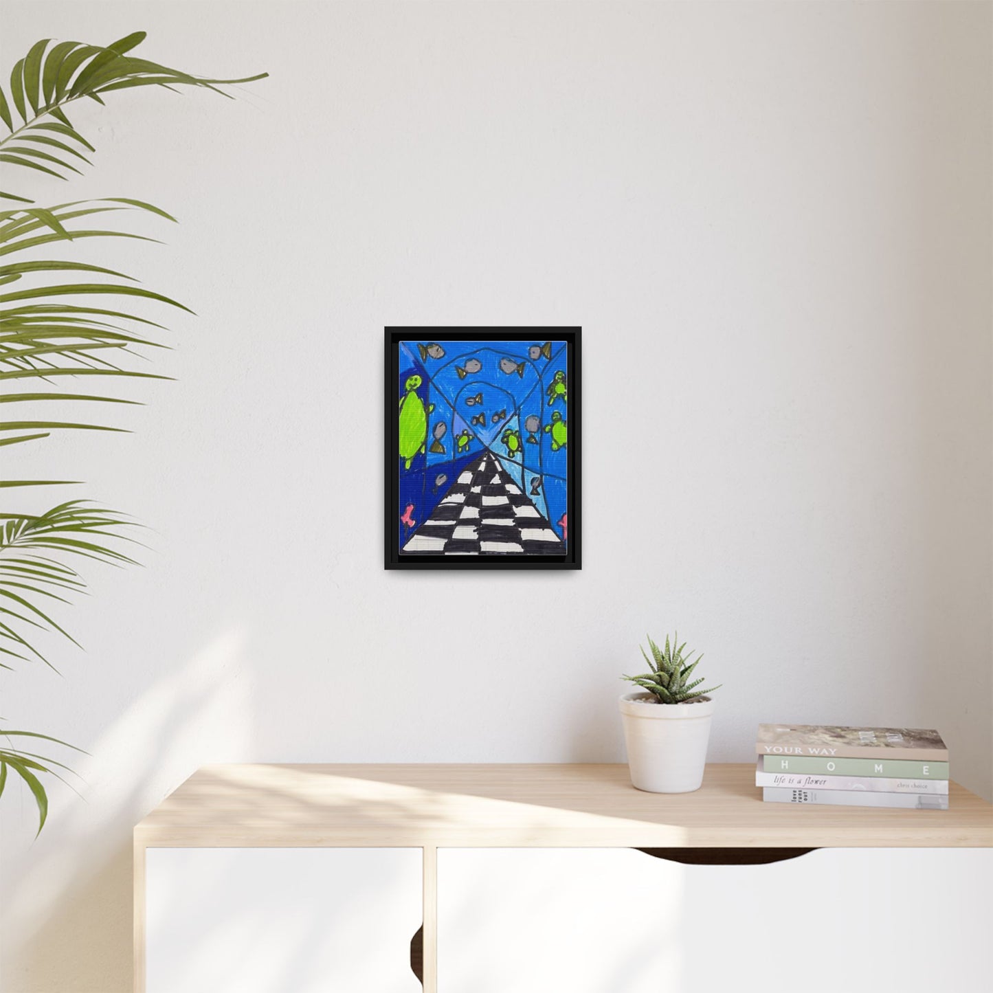 Creating Space Matte Canvas, Framed Art by Jackson Smith