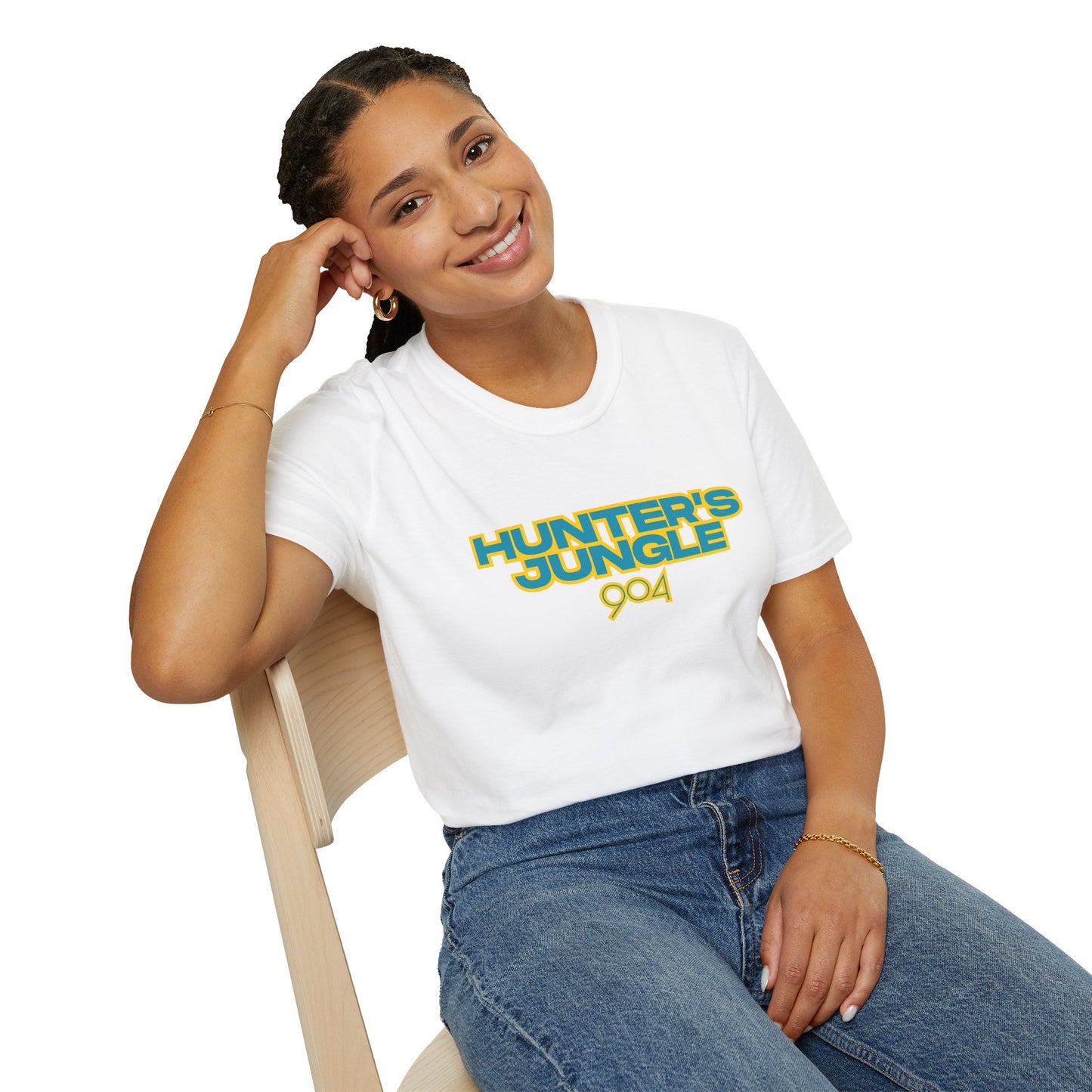 Hunter's Jungle Softstyle T-Shirt - Travis Hunter is a JAG Let's Go Duuuval