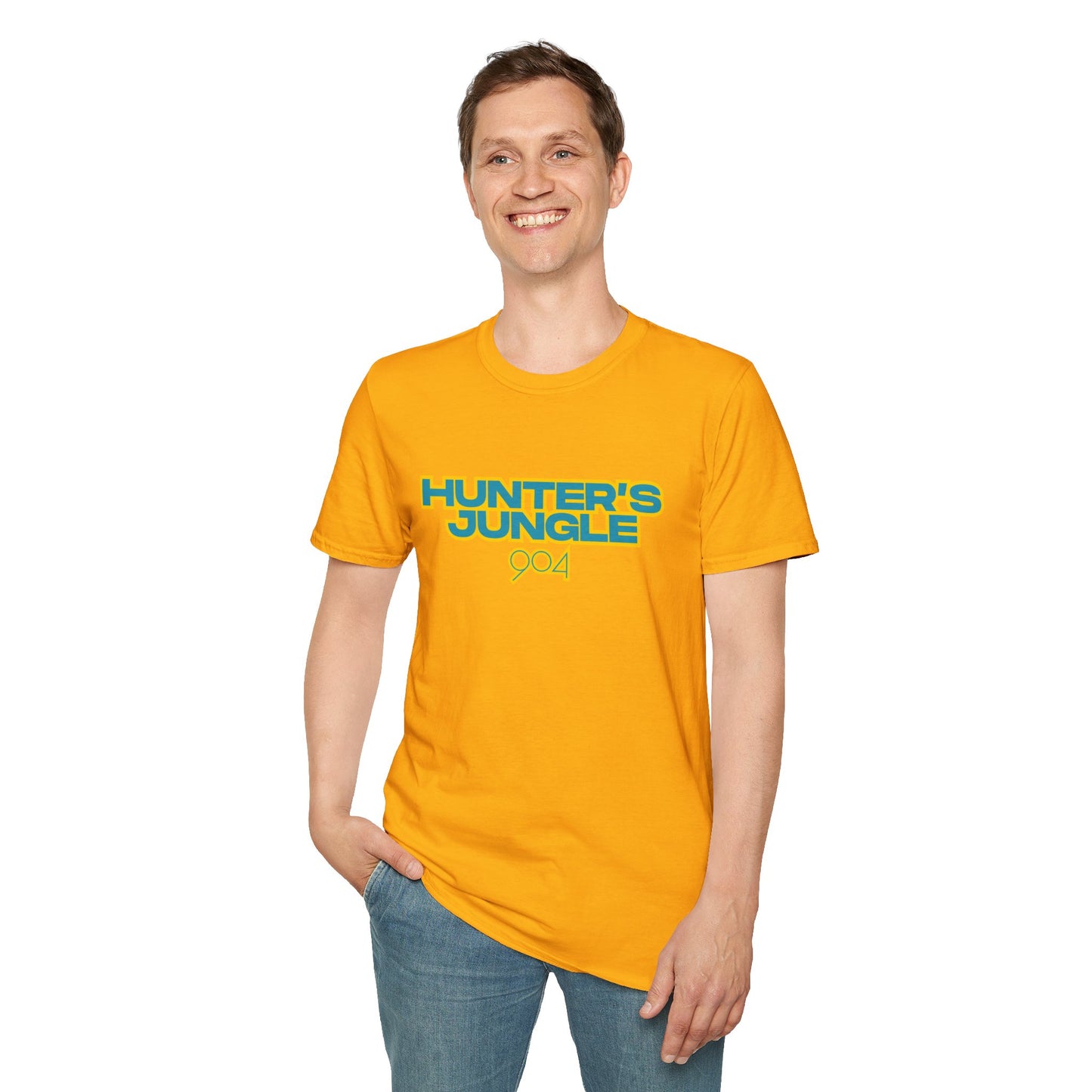 Hunter's Jungle Softstyle T-Shirt - Travis Hunter is a JAG Let's Go Duuuval