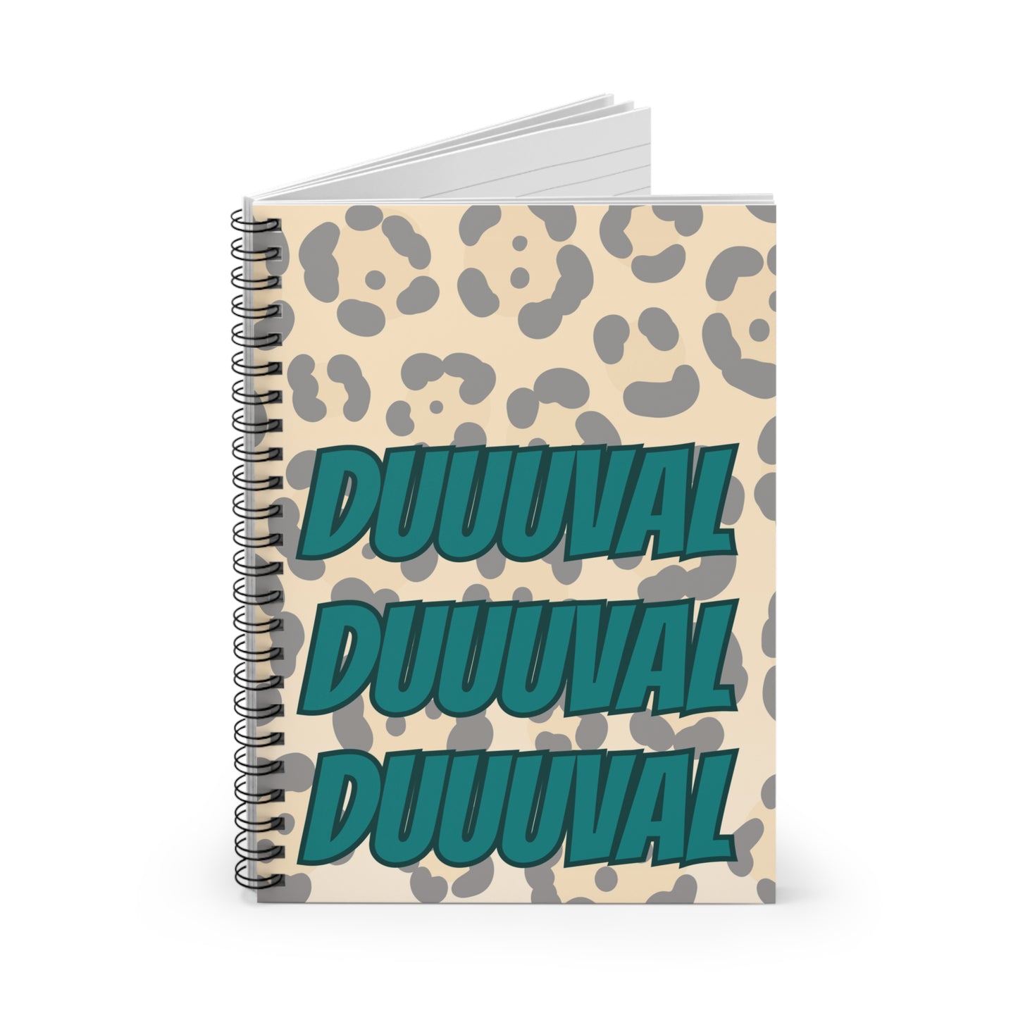 Duuuval Jags Spiral Notebook - Ruled Line