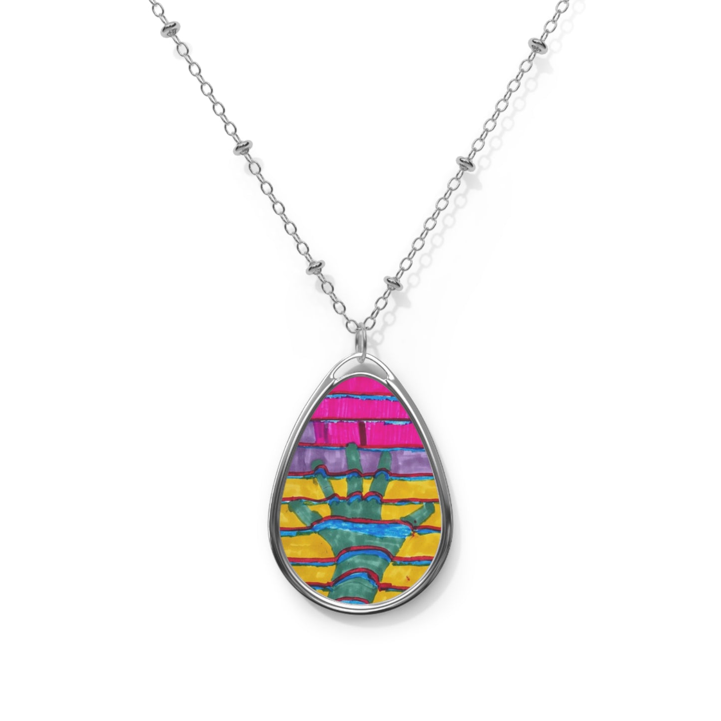 Custom Mother's Day Gift Your Child's Artwork Pendant, Unique Gift for Mom Perfect for Mother's Day