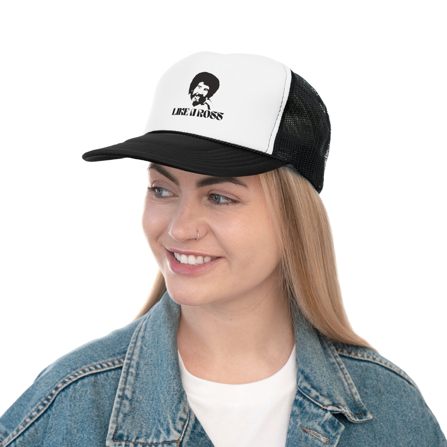 Like a Ross Trucker Cap - Happy Little Trees Ross Hat