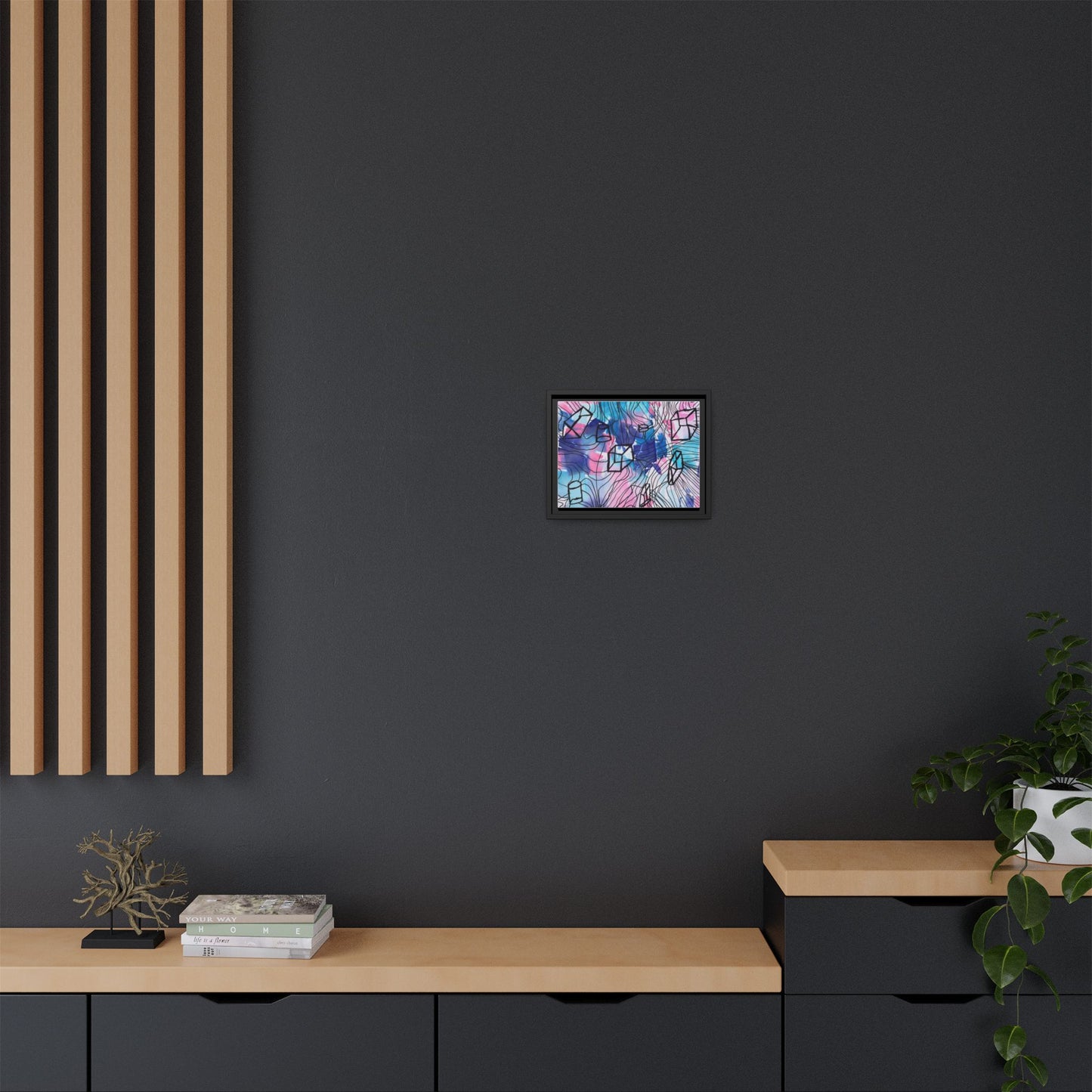 Elements of Art: Form Framed Canvas by Jackson G. Smith
