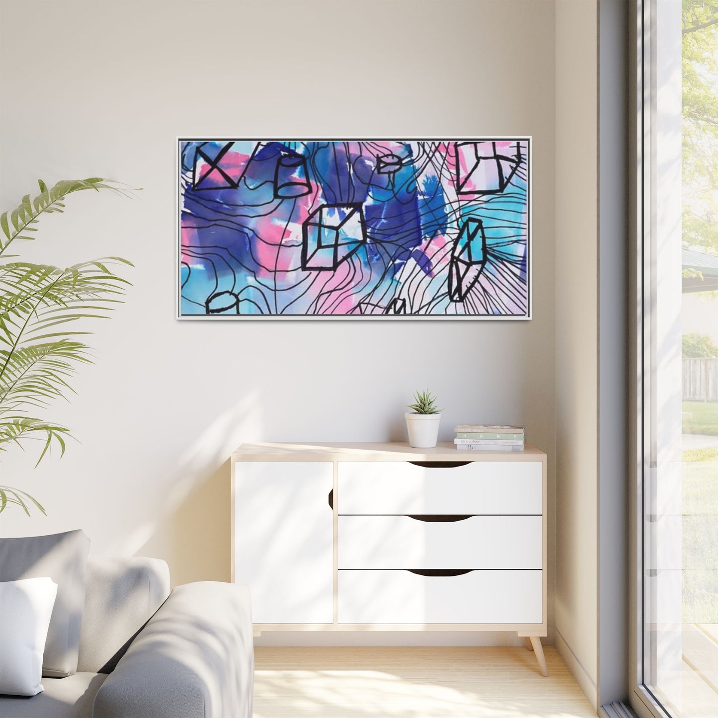 Elements of Art: Form Framed Canvas by Jackson G. Smith