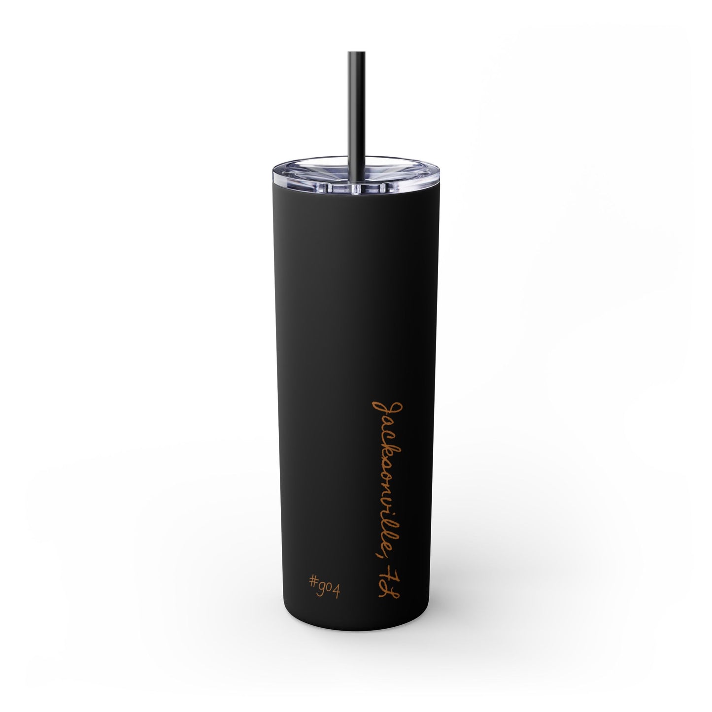 Jacksonville City of Bridges Skinny Tumbler with Straw, 20oz