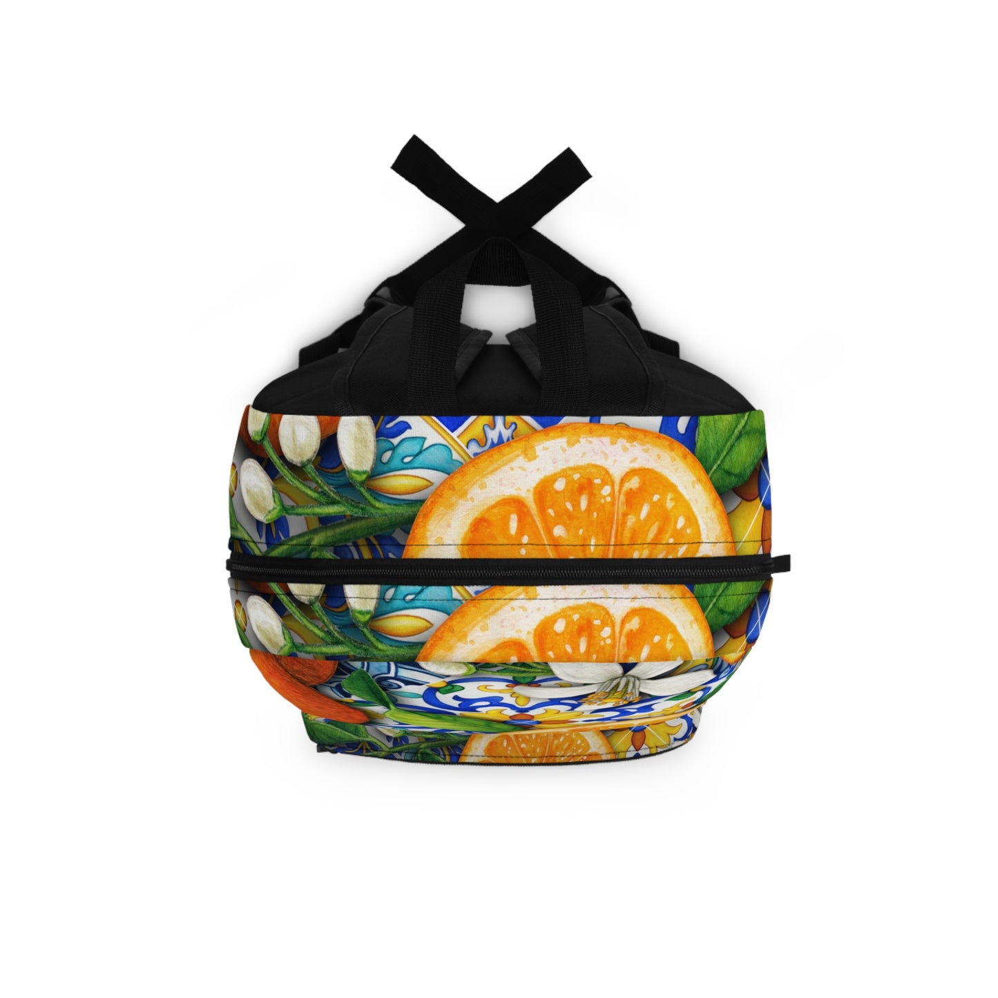 Citrus Grove Backpack, Trendy School Bag, Colorful Backpack Fun CItrus Backpack Southern Style Backpack with Laptop Compartment