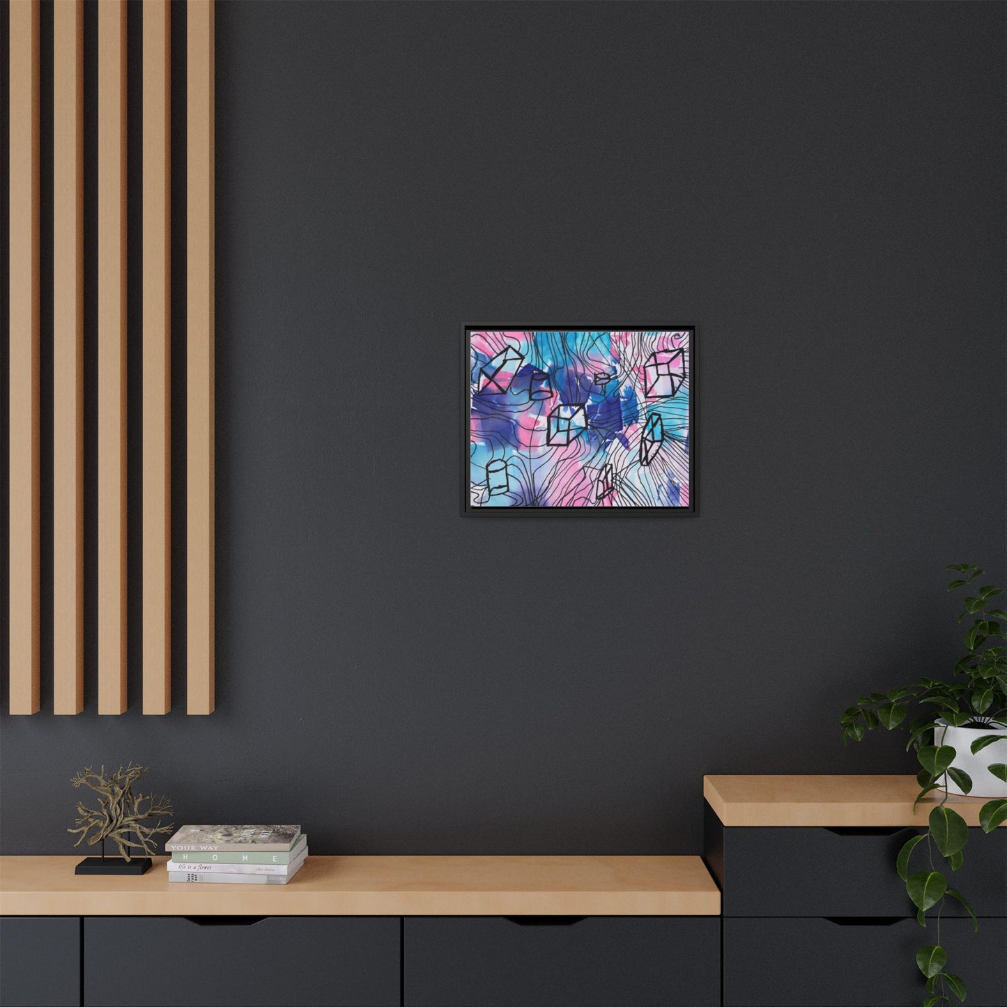 Elements of Art: Form Framed Canvas by Jackson G. Smith