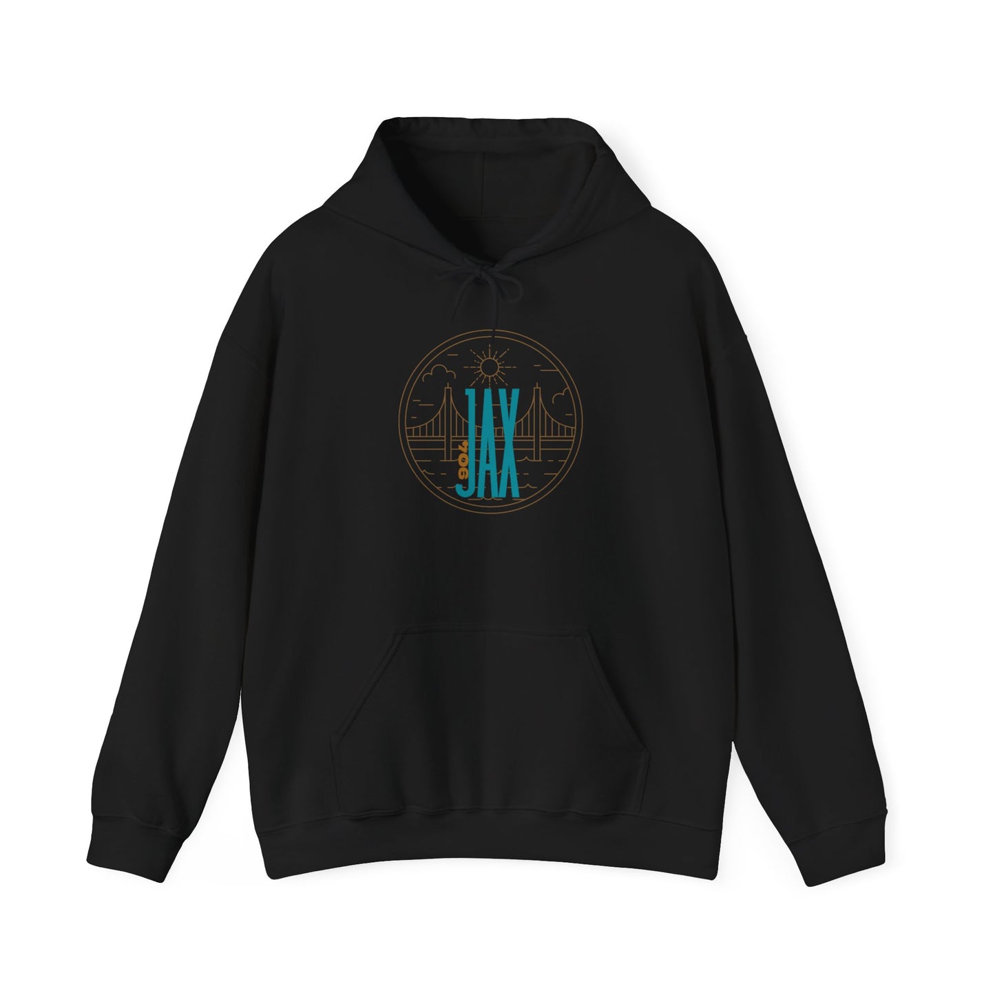 JAX City of Bridges Unisex Heavy Blend™ Hooded Sweatshirt