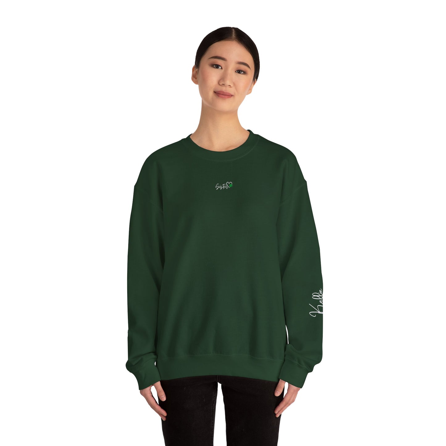 Custom Irish Sisters Sweatshirt Celebrate Sisterhood with a Touch of Irish Charm
