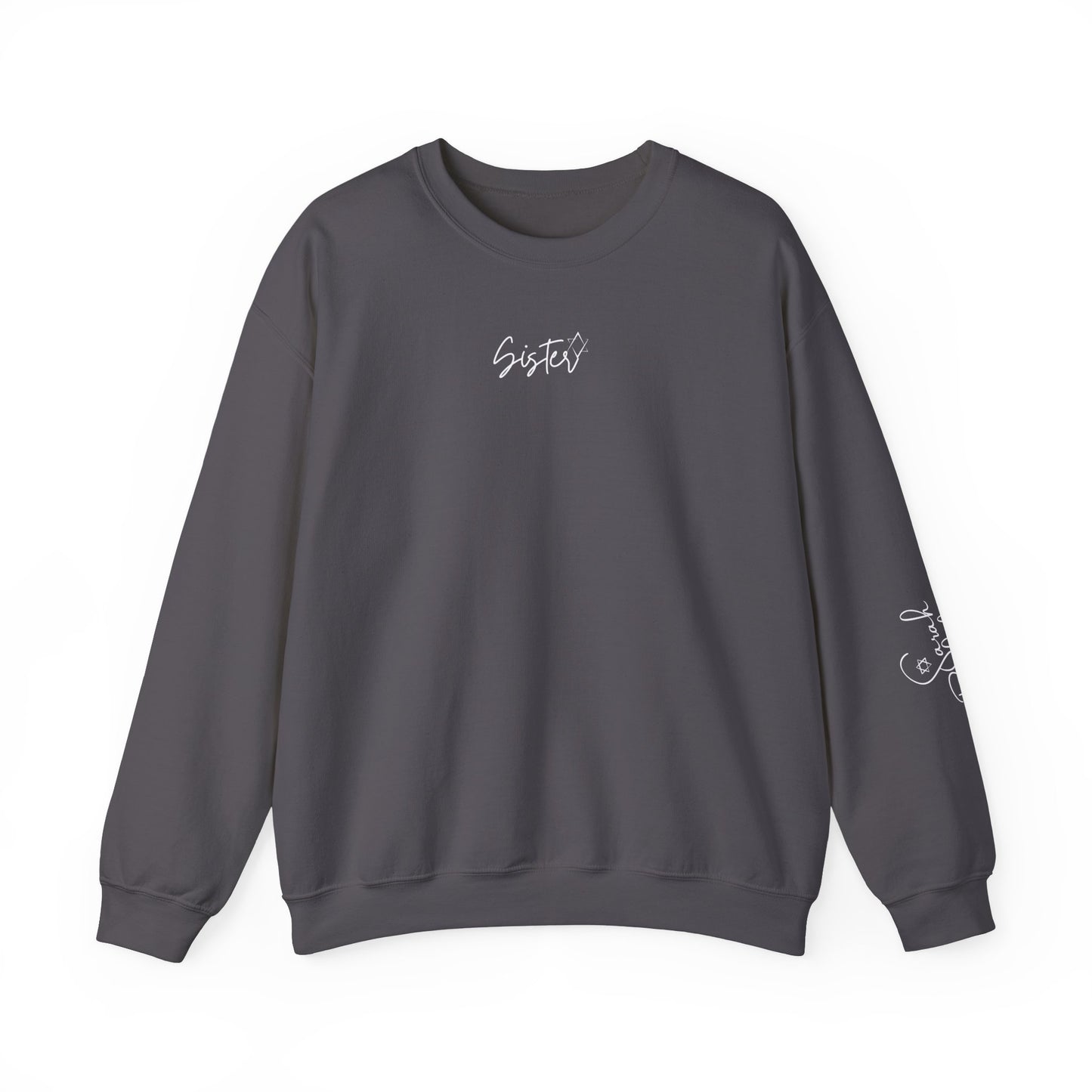 Jewish Sisters Custom Design Sweatshirt Jewish Sister Gift