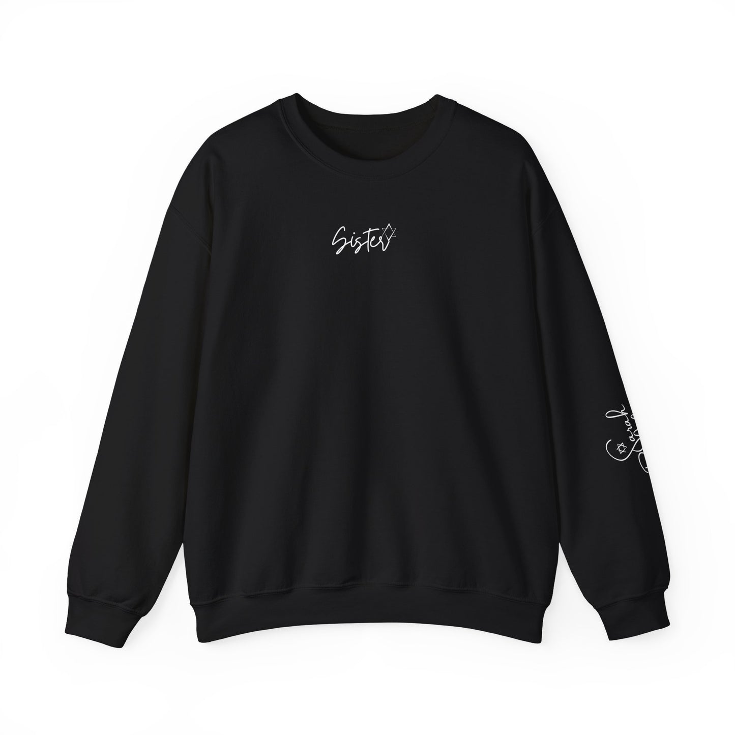 Jewish Sisters Custom Design Sweatshirt Jewish Sister Gift