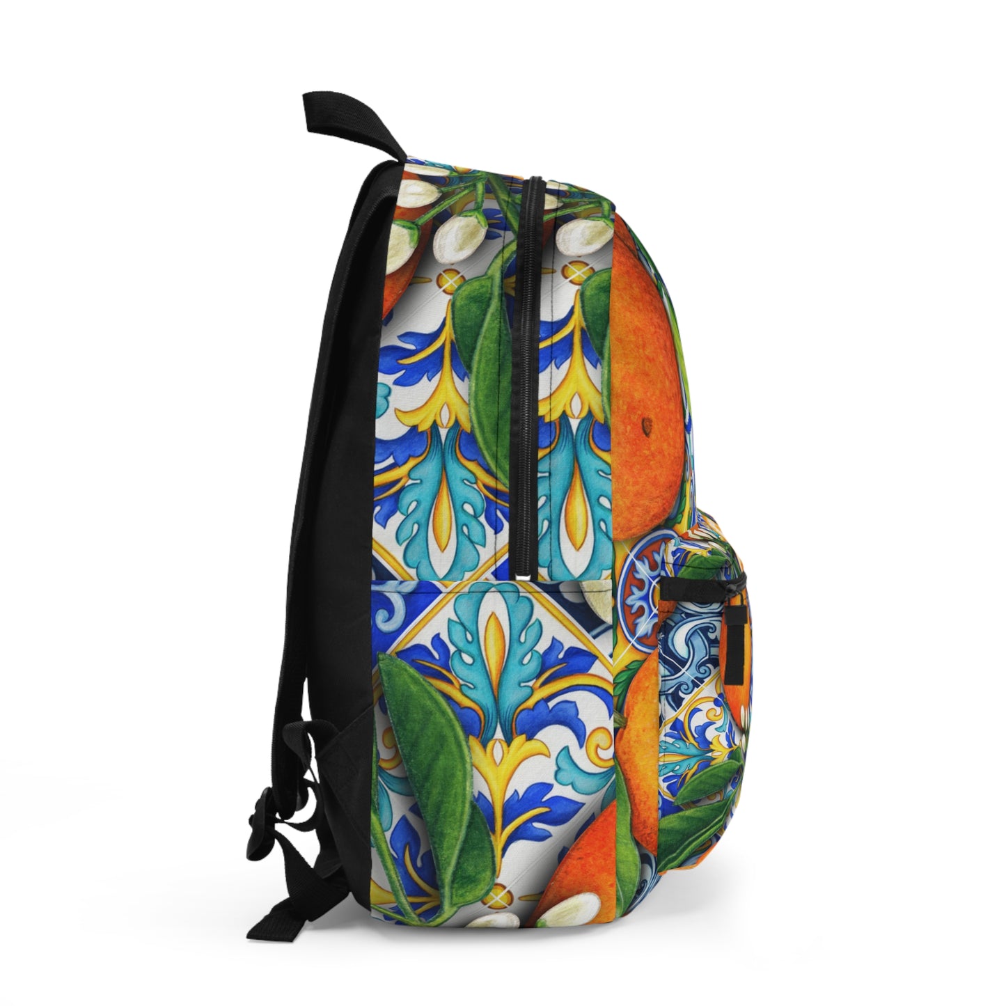 Citrus Grove Backpack, Trendy School Bag, Colorful Backpack Fun CItrus Backpack Southern Style Backpack with Laptop Compartment