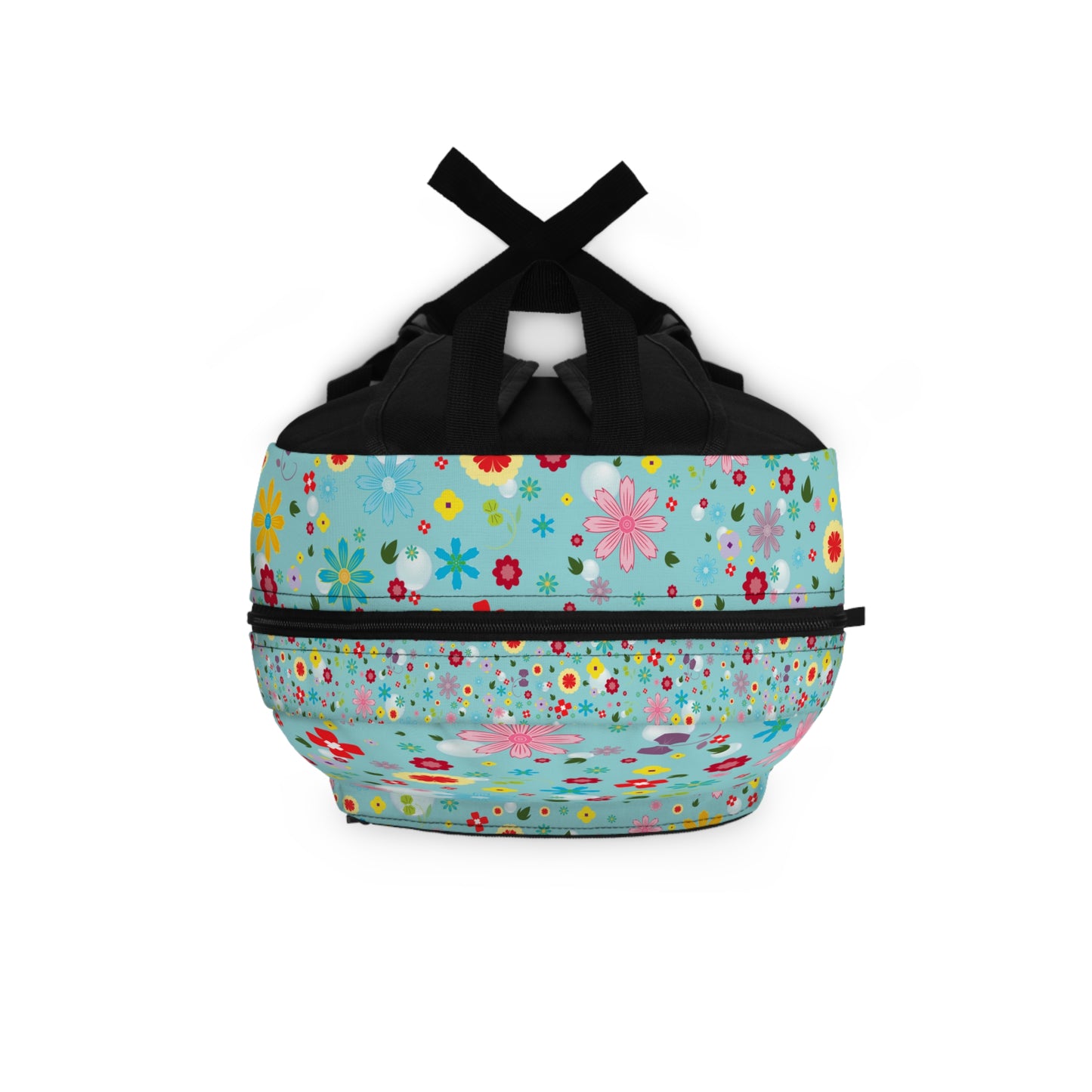 Colorful Floral Backpack with Laptop Compartment - Trendy School or Work Bag with Laptop Compartment