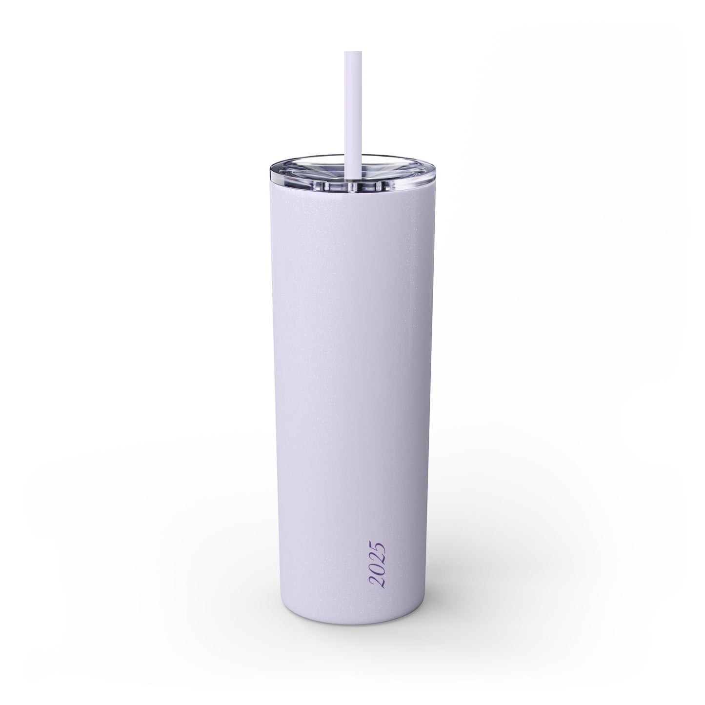 Custom Dance Skinny Tumbler with Straw, 20oz w/name