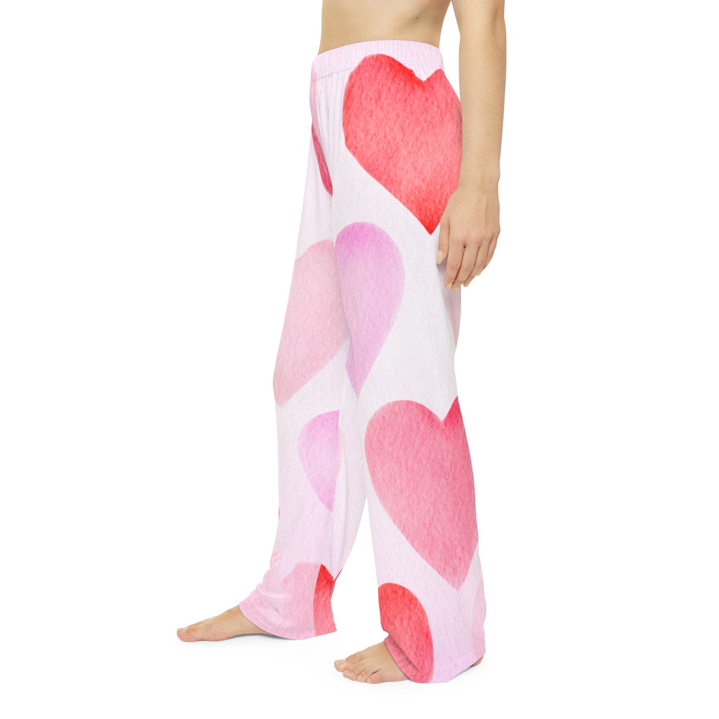 Women's Valentine's Pajama Pants Ladies Valentine's PJ Pant Valentine's Heart Print Pajama for Women
