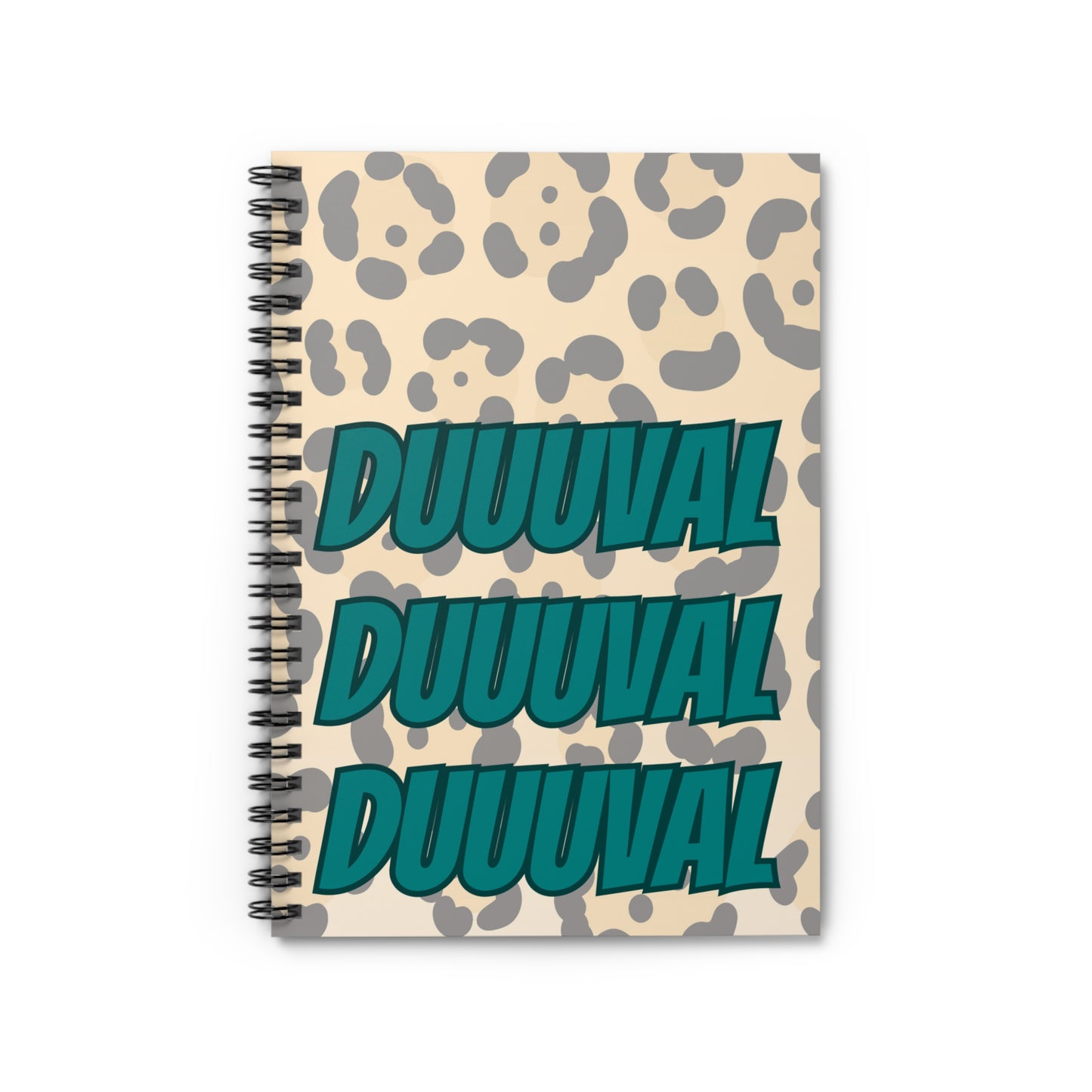 Duuuval Jags Spiral Notebook - Ruled Line