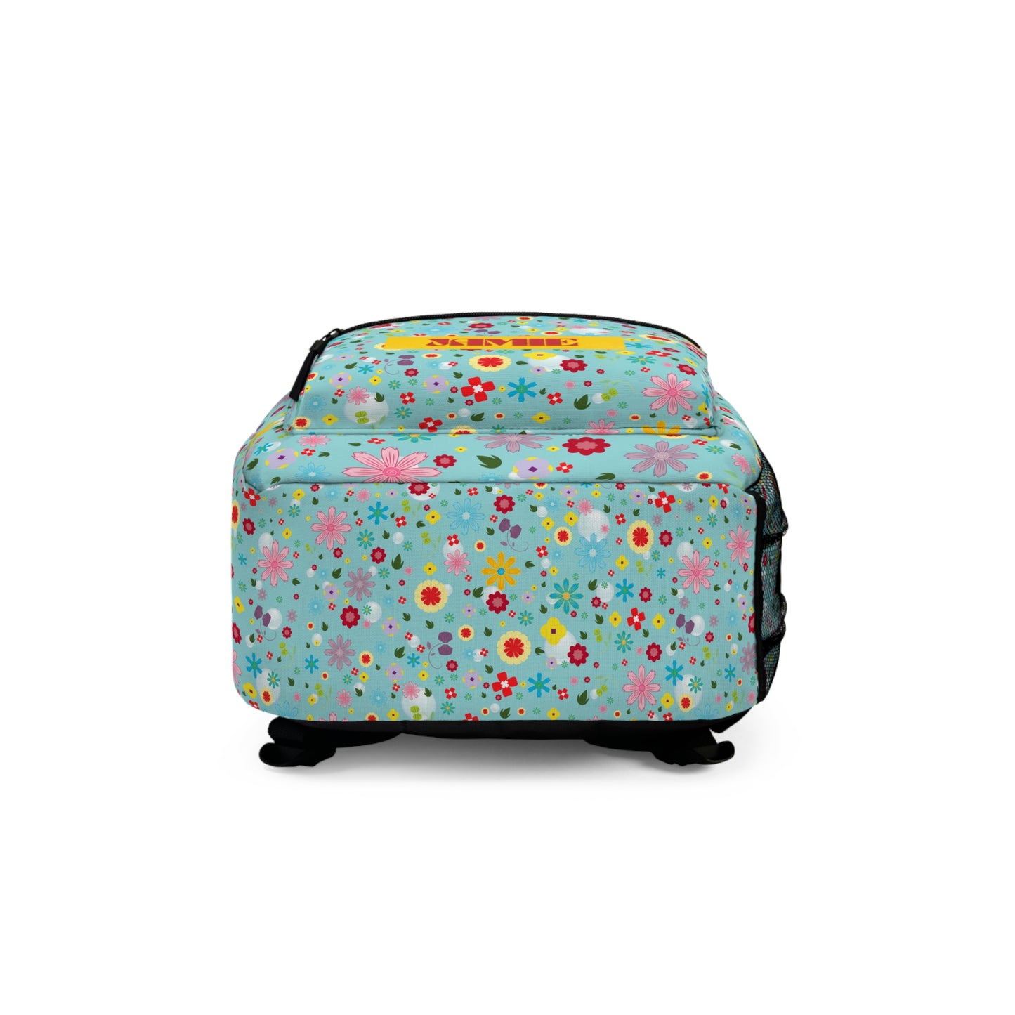 Colorful Floral Backpack with Laptop Compartment - Trendy School or Work Bag with Laptop Compartment