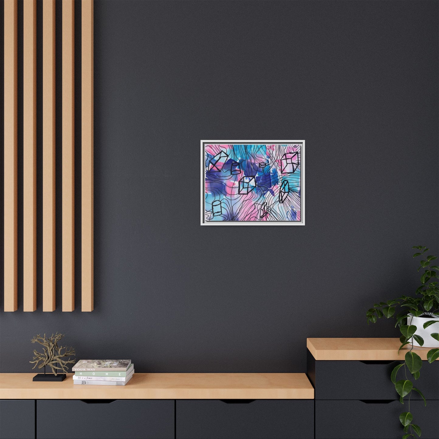 Elements of Art: Form Framed Canvas by Jackson G. Smith