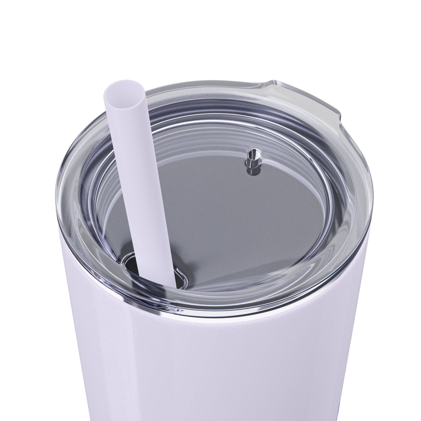 Custom Dance Skinny Tumbler with Straw, 20oz w/name