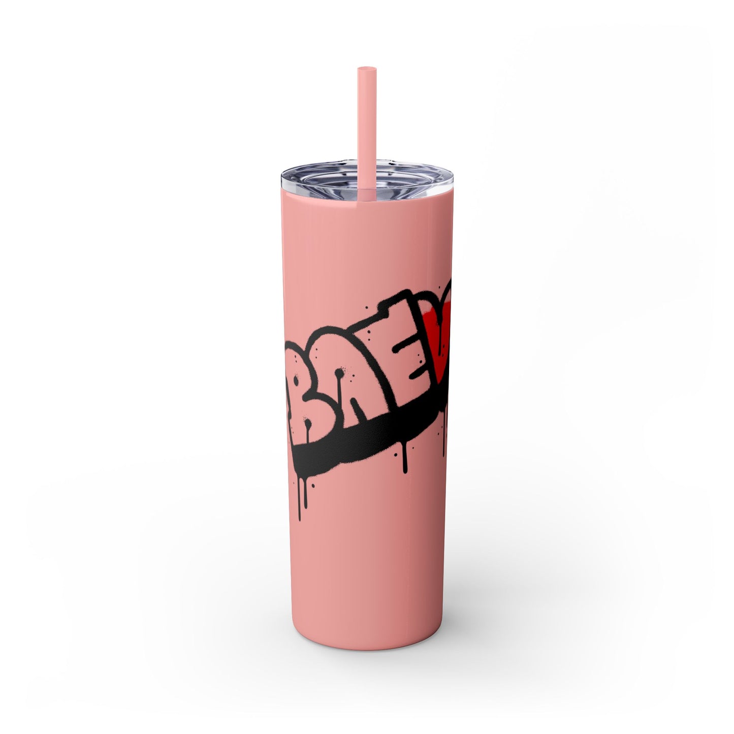 The Bae Skinny Tumbler with Straw, 20oz