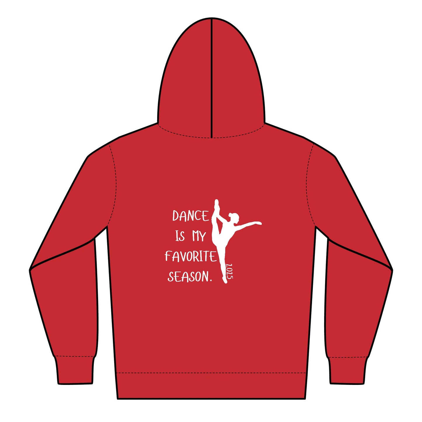 Custom Dance Maddie Youth Zipped Hoodie