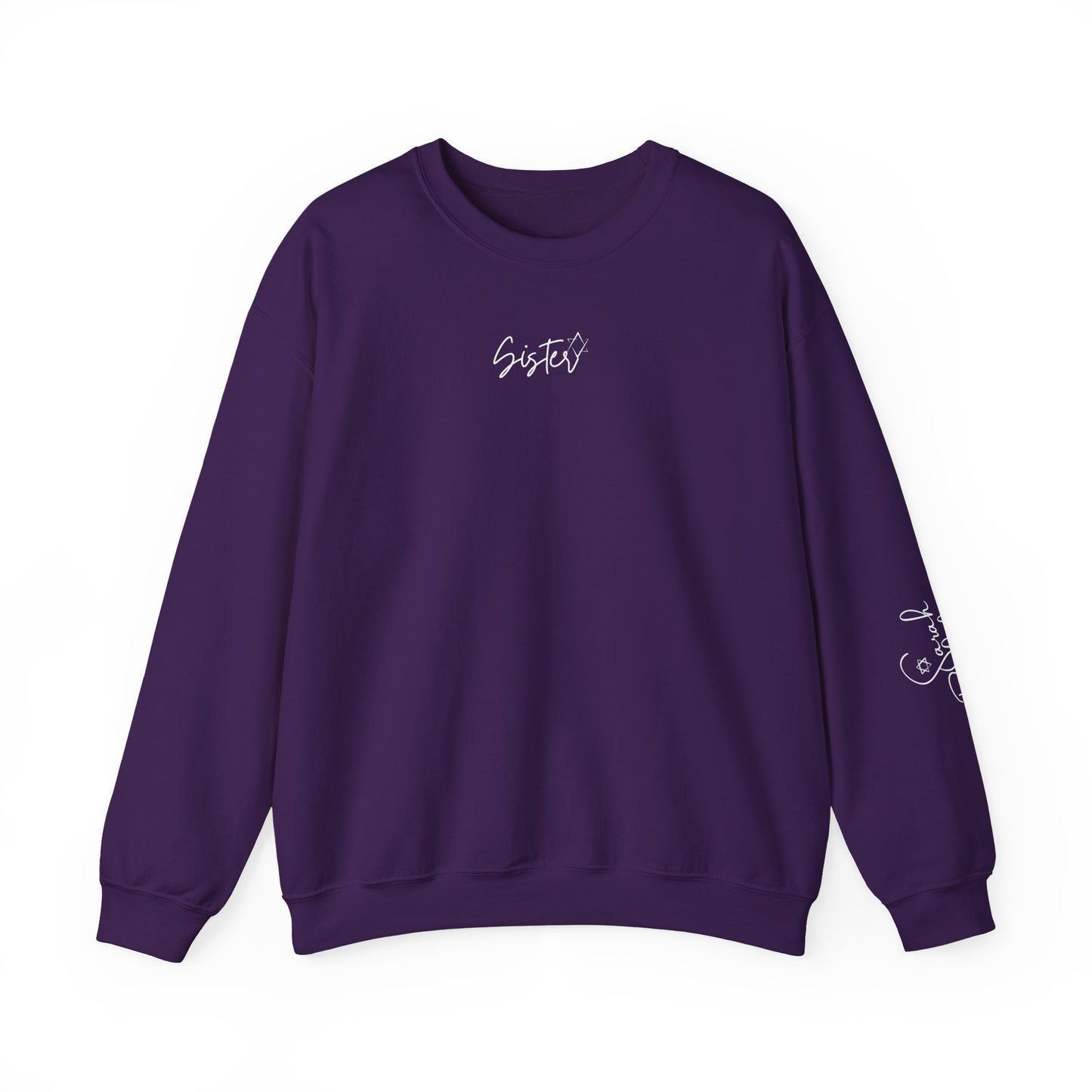 Jewish Sisters Custom Design Sweatshirt Jewish Sister Gift