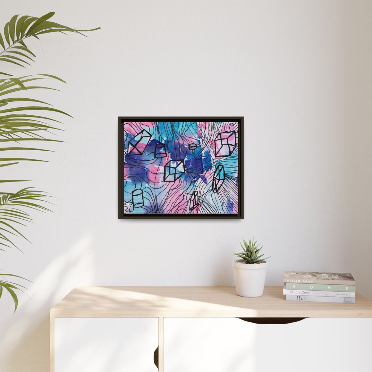 Elements of Art: Form Framed Canvas by Jackson G. Smith