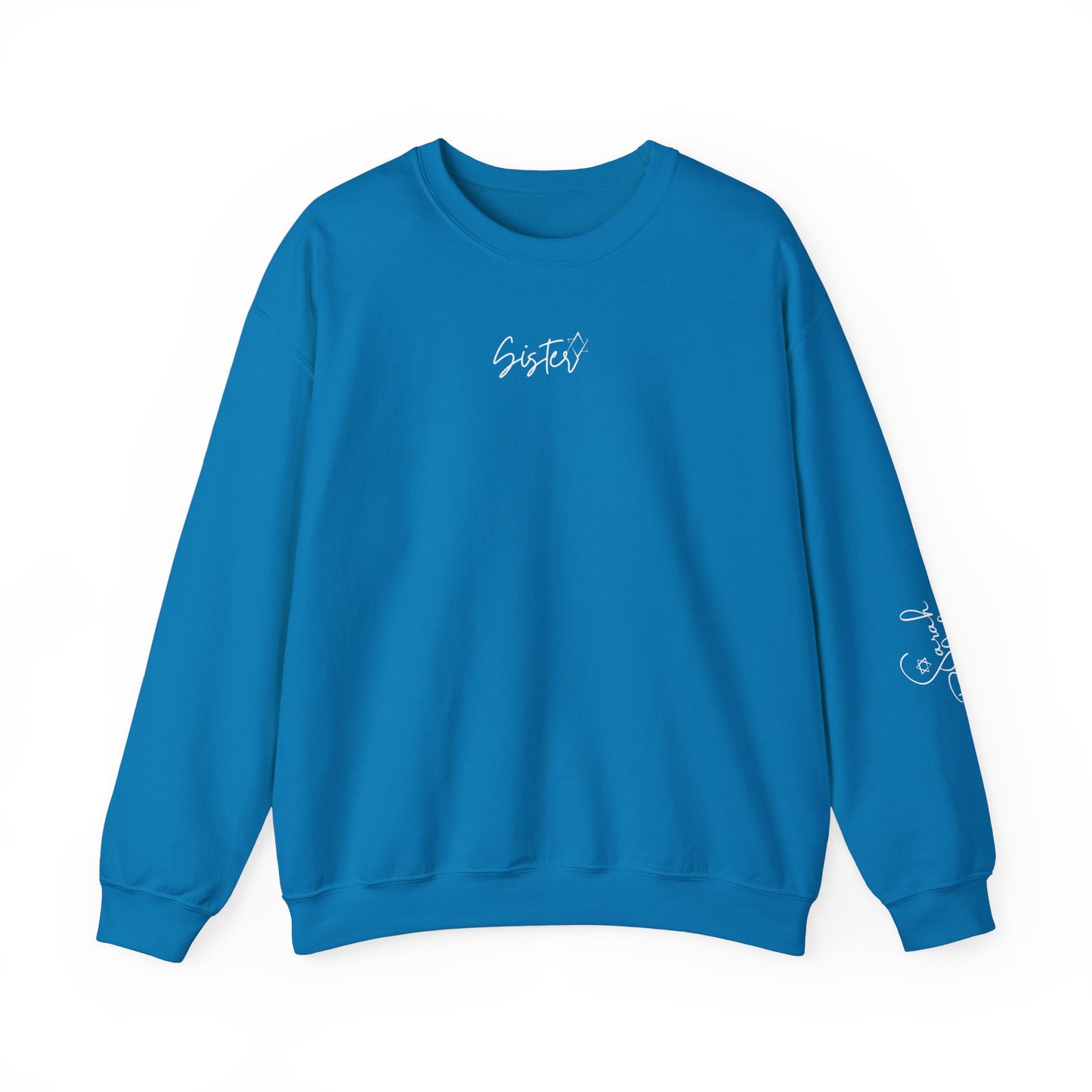 Jewish Sisters Custom Design Sweatshirt Jewish Sister Gift