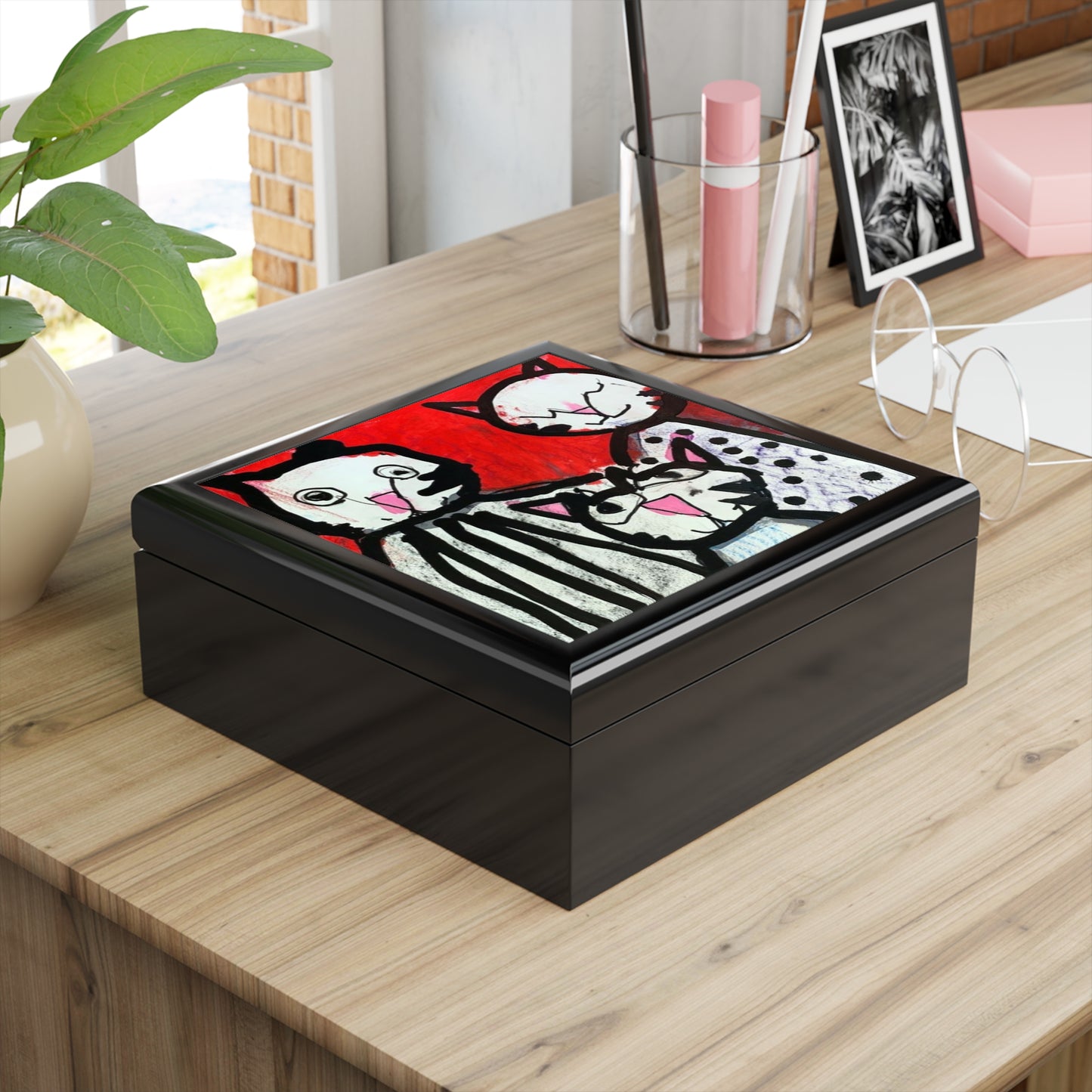Egyptian Cats Keepsake Box Egyptian Cats Jewelry Box