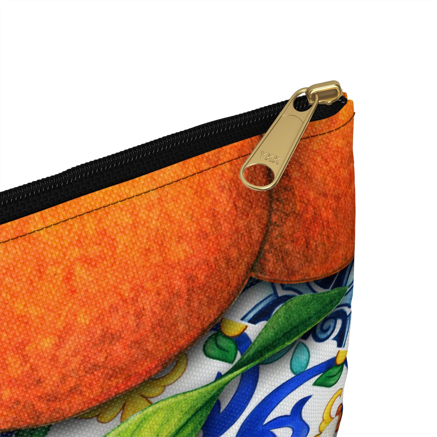 Vibrant Citrus Accessory Pouch, Travel Organizer, Makeup Bag, Gift for Fruit Lovers, Florida Citrus Vibes Personalize or leave blank