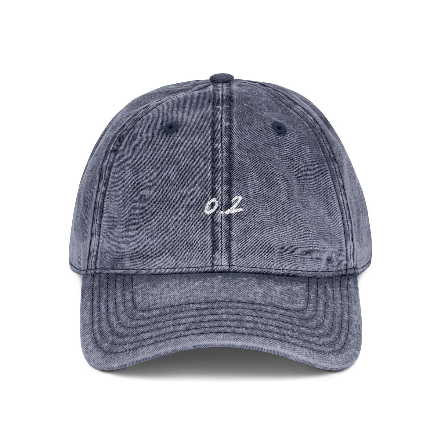 Zero Point Two Vintage Embroidered Cap Jewish Identity Hat