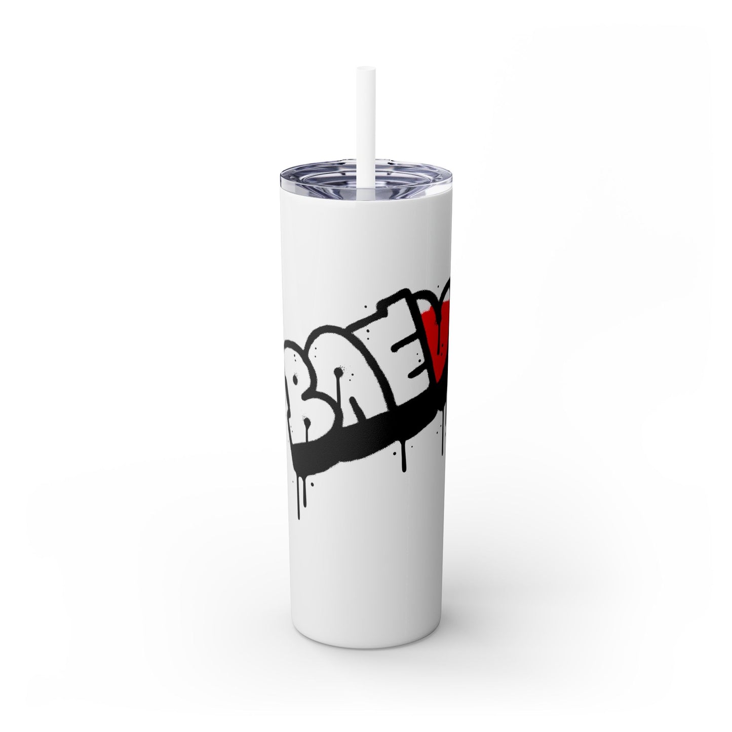 The Bae Skinny Tumbler with Straw, 20oz