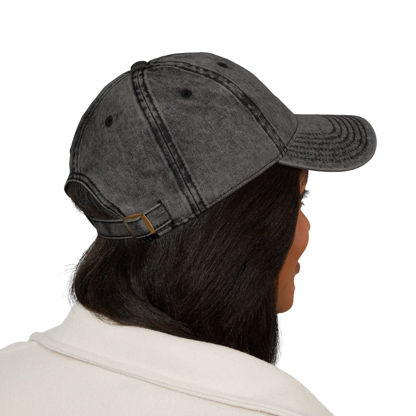 Zero Point Two Vintage Embroidered Cap Jewish Identity Hat