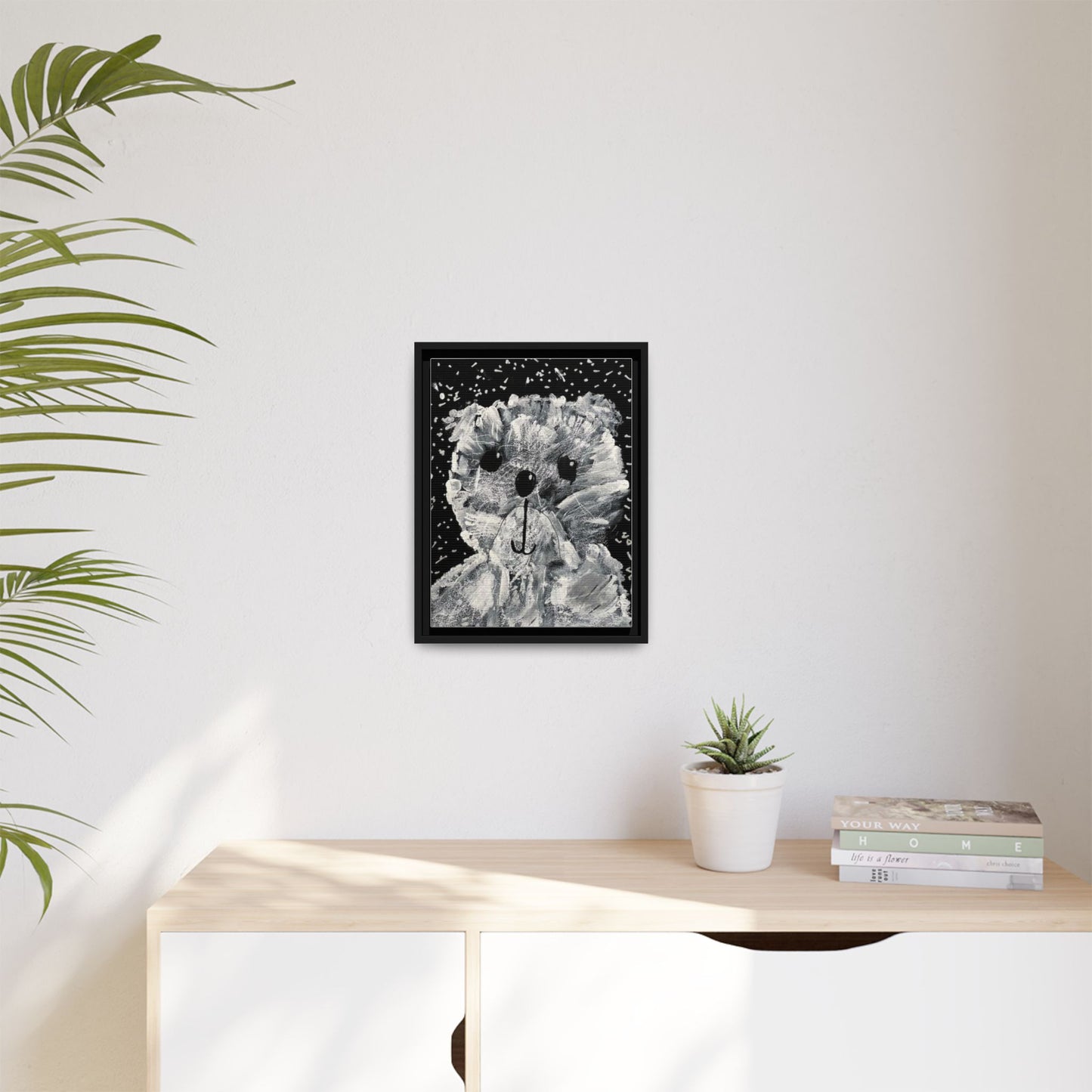 Theodore Roosevelt, Teddy Bear Matte Canvas, Framed Art by Jackson Smith