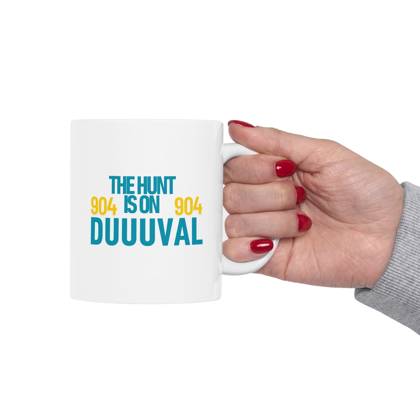 Travis Hunter Fan Jacksonville Mug Jags The Hunt is On